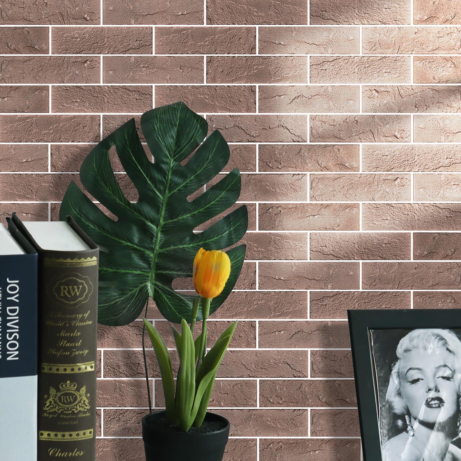 60 Azulejos de Pared TORURAL Ladrillo Delgado Rojo/Marrón 0.79 m²