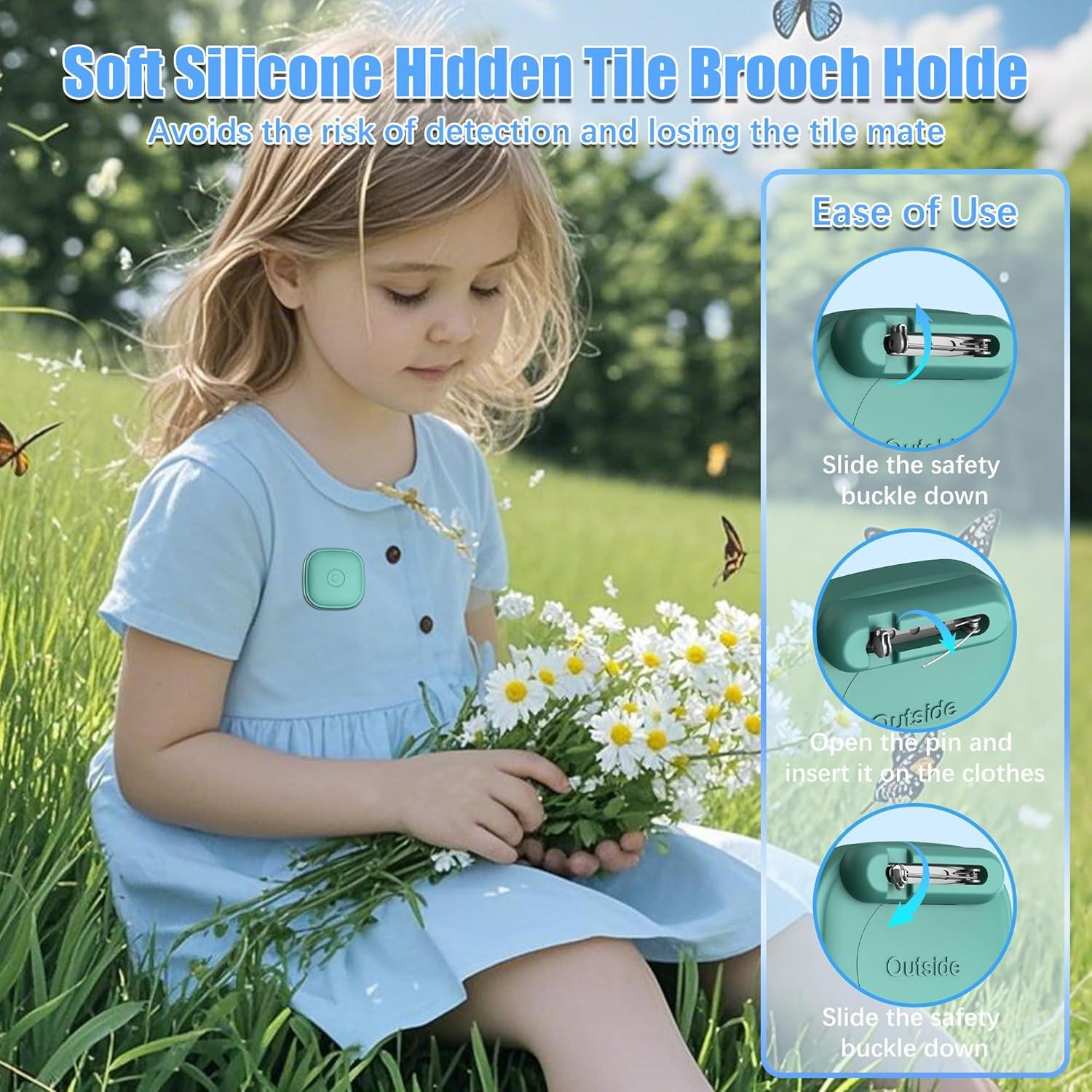 4 Fundas de Silicona LAKSDIURT para Tile Mate 2024 Impermeables