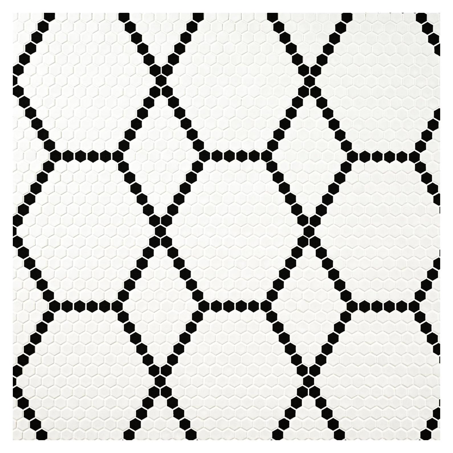 Azulejo de Porcelana Mate MSI Patrón Colmena 30.48x30.48 cm