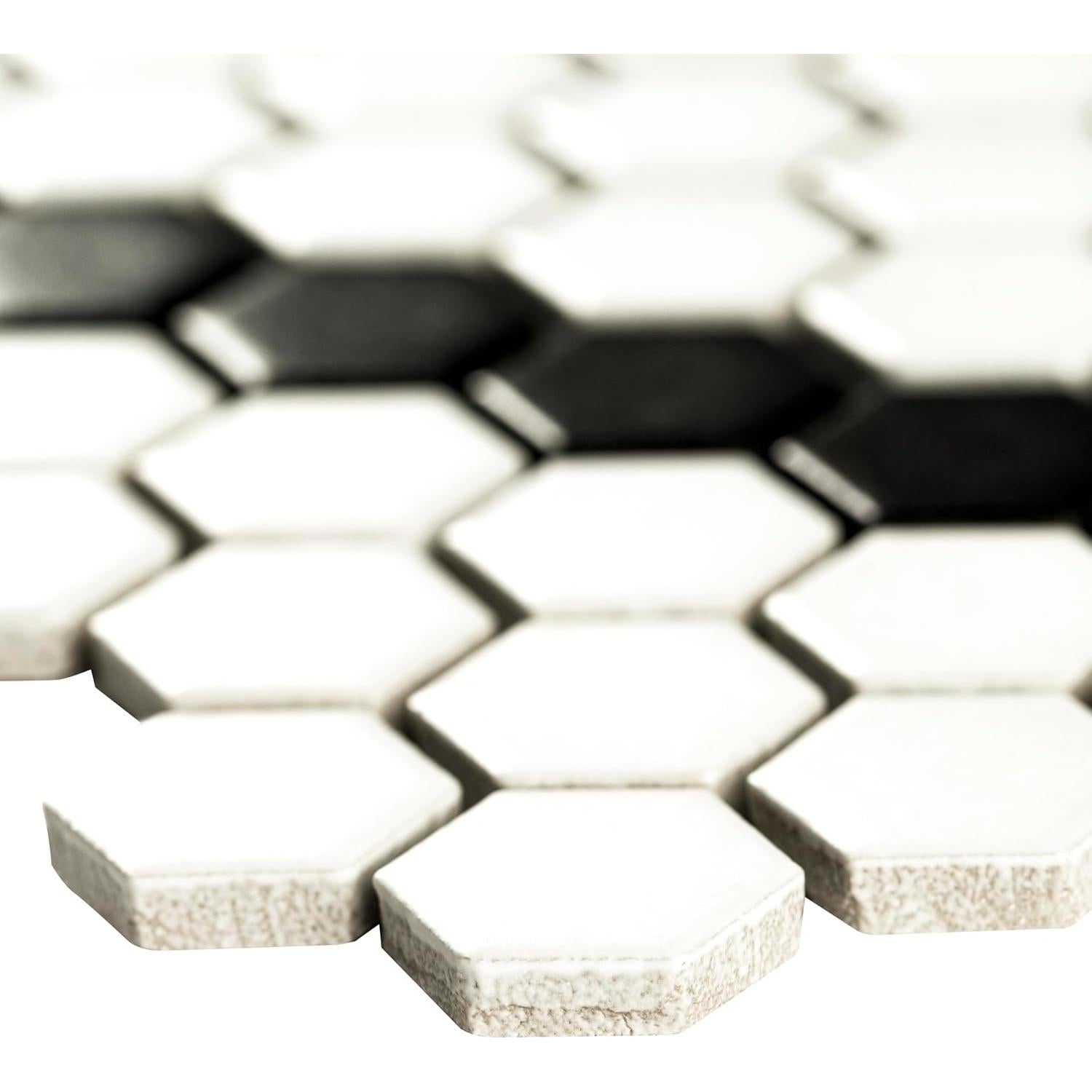 Azulejo de Porcelana Mate MSI Patrón Colmena 30.48x30.48 cm