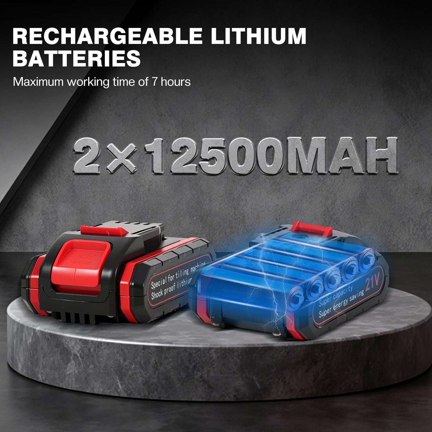 Herramienta de Vibración para Azulejos Enkreefi 21V 6 Velocidades