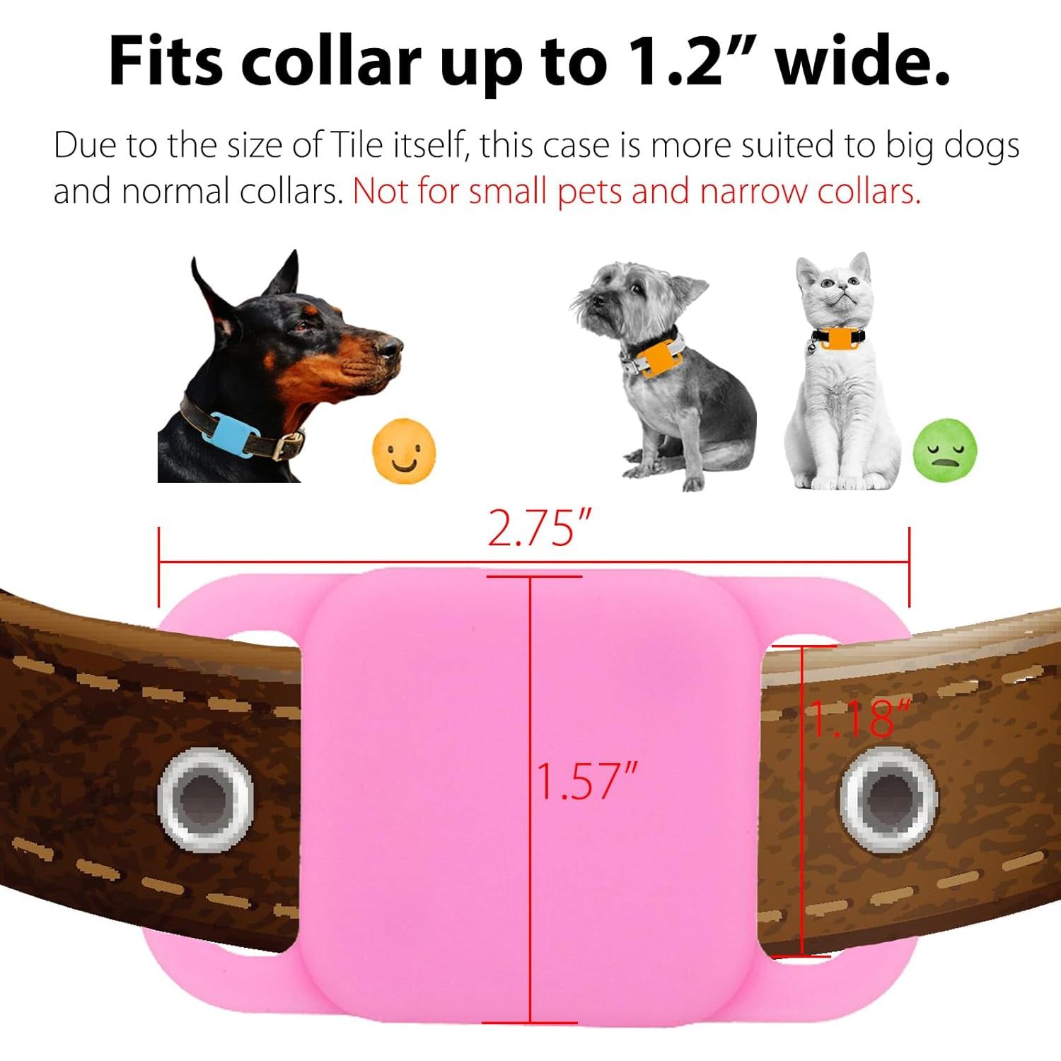 Soporte de Collar de Perro Fretime para Tile Mate 2020/2018 - 2 Pzas