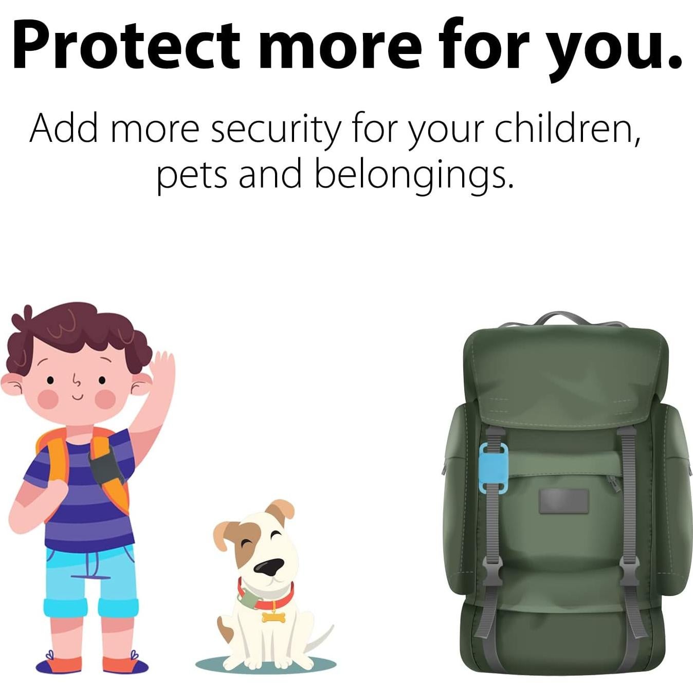 Soporte de Collar de Perro Fretime para Tile Mate 2020/2018 - 2 Pzas