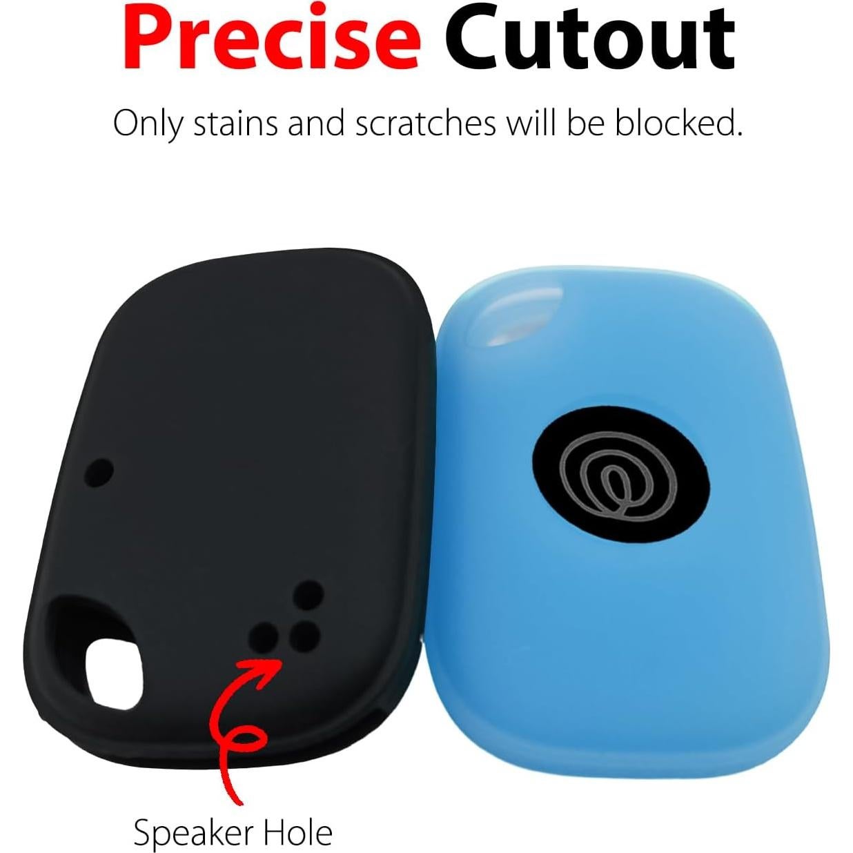 Funda de Silicona para Tile Pro 2024 - 2 Paquetes Negro/Azul