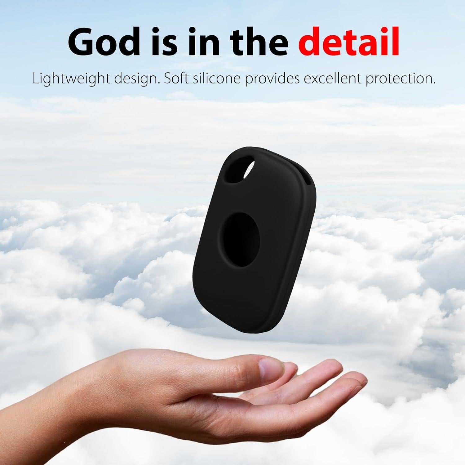 Funda de Silicona para Tile Pro 2024 - 2 Paquetes Negro/Azul