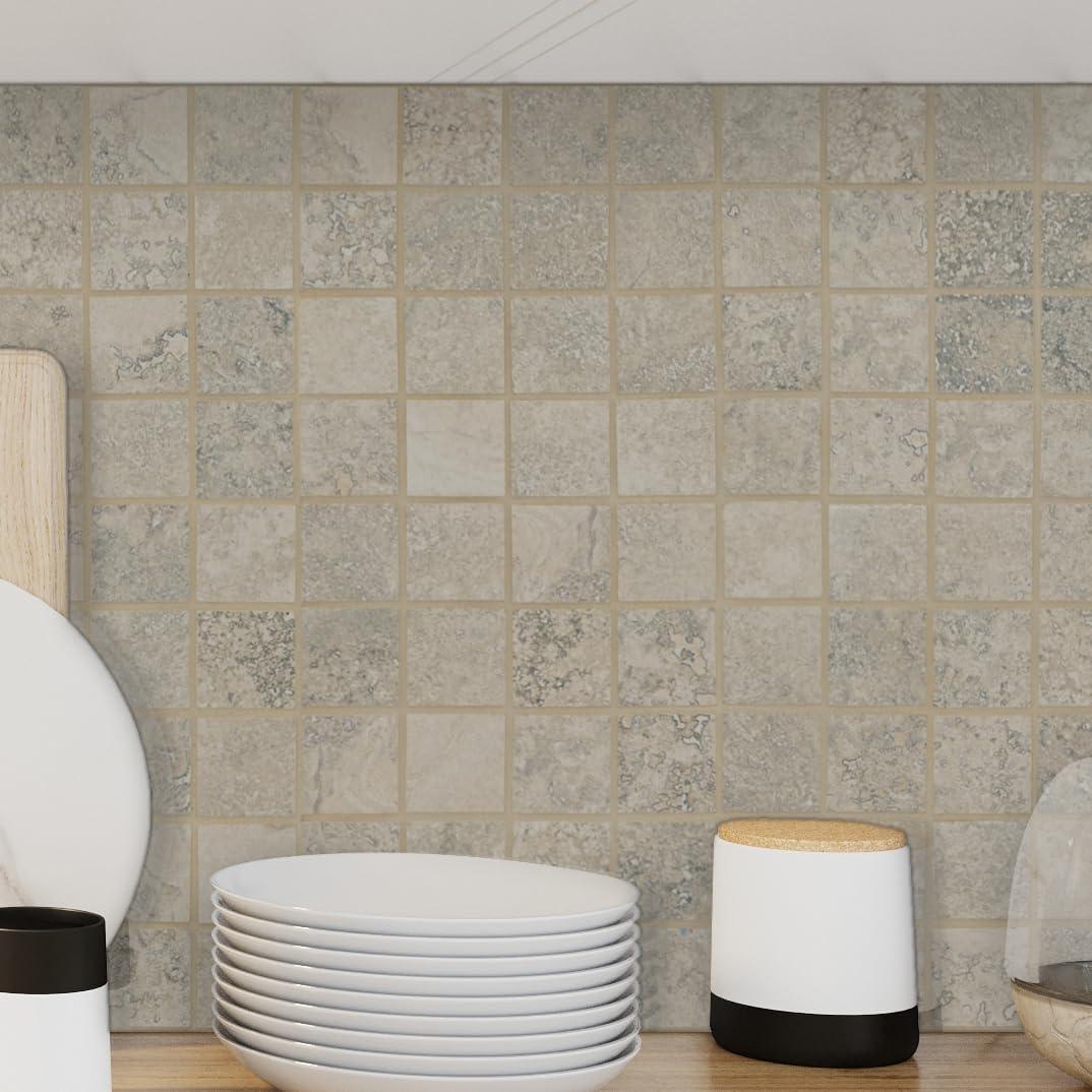 Azulejo de Porcelana Mate MSI Gris Leyenda 30.48x30.48 cm