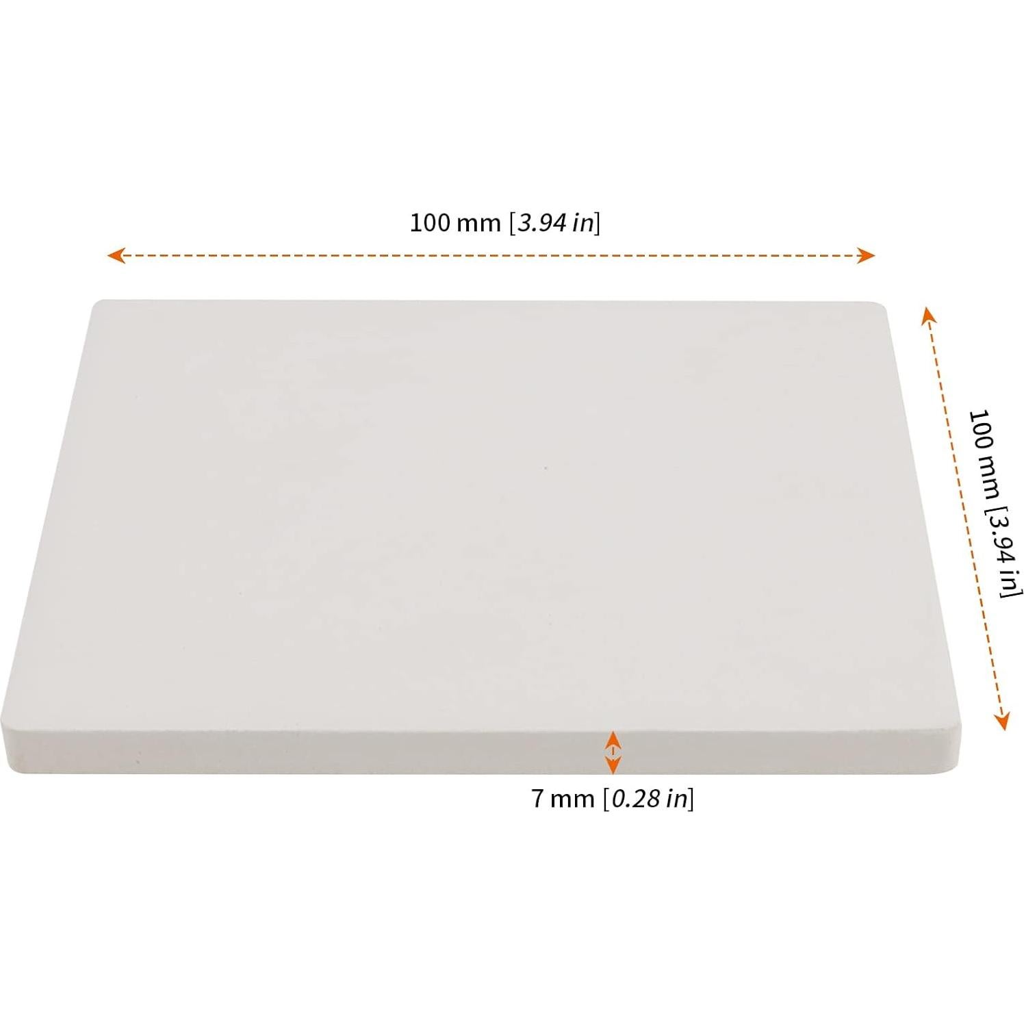 Posavasos de Cerámica HOZEON 45 Piezas 10.16 cm Blanco