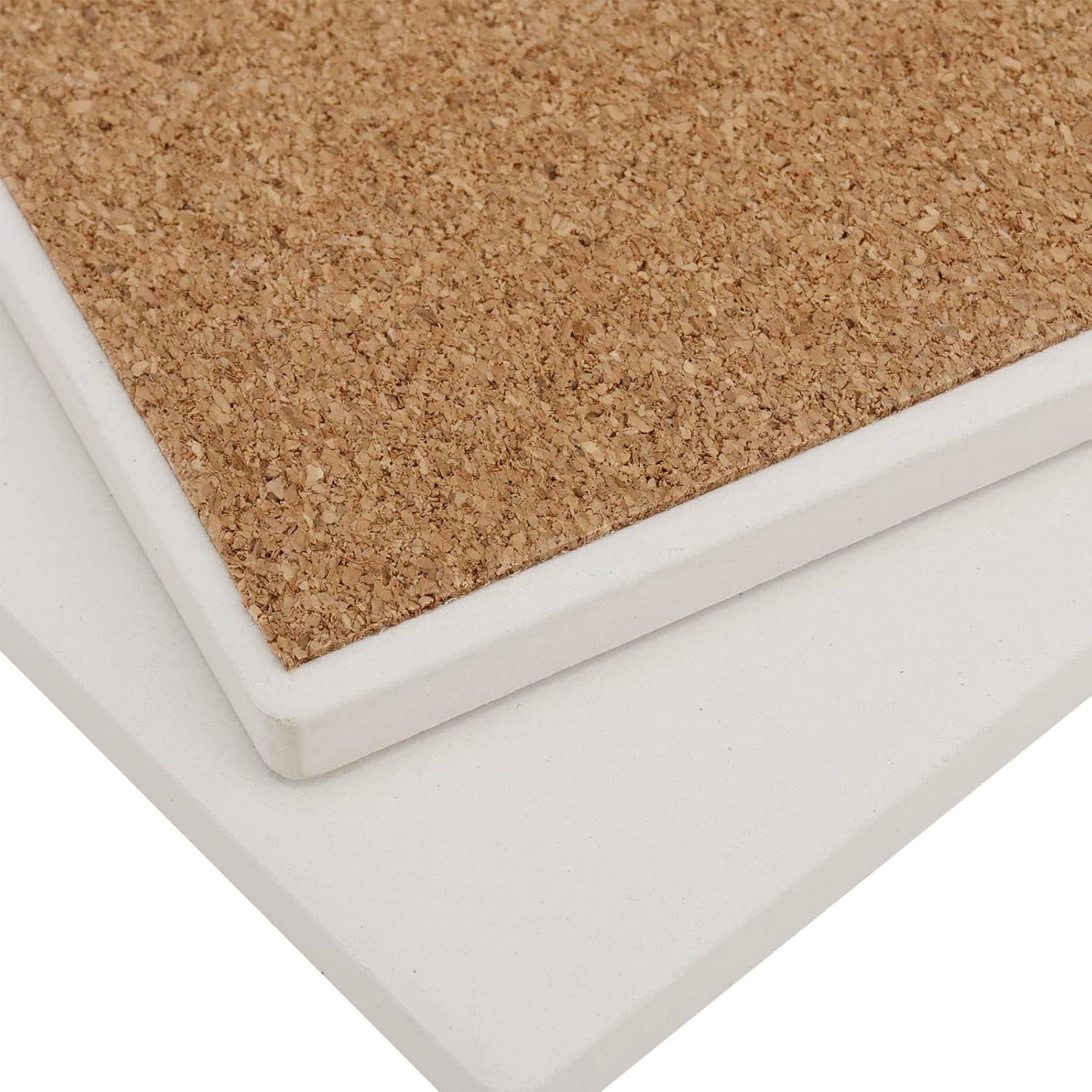 Posavasos de Cerámica HOZEON 45 Piezas 10.16 cm Blanco