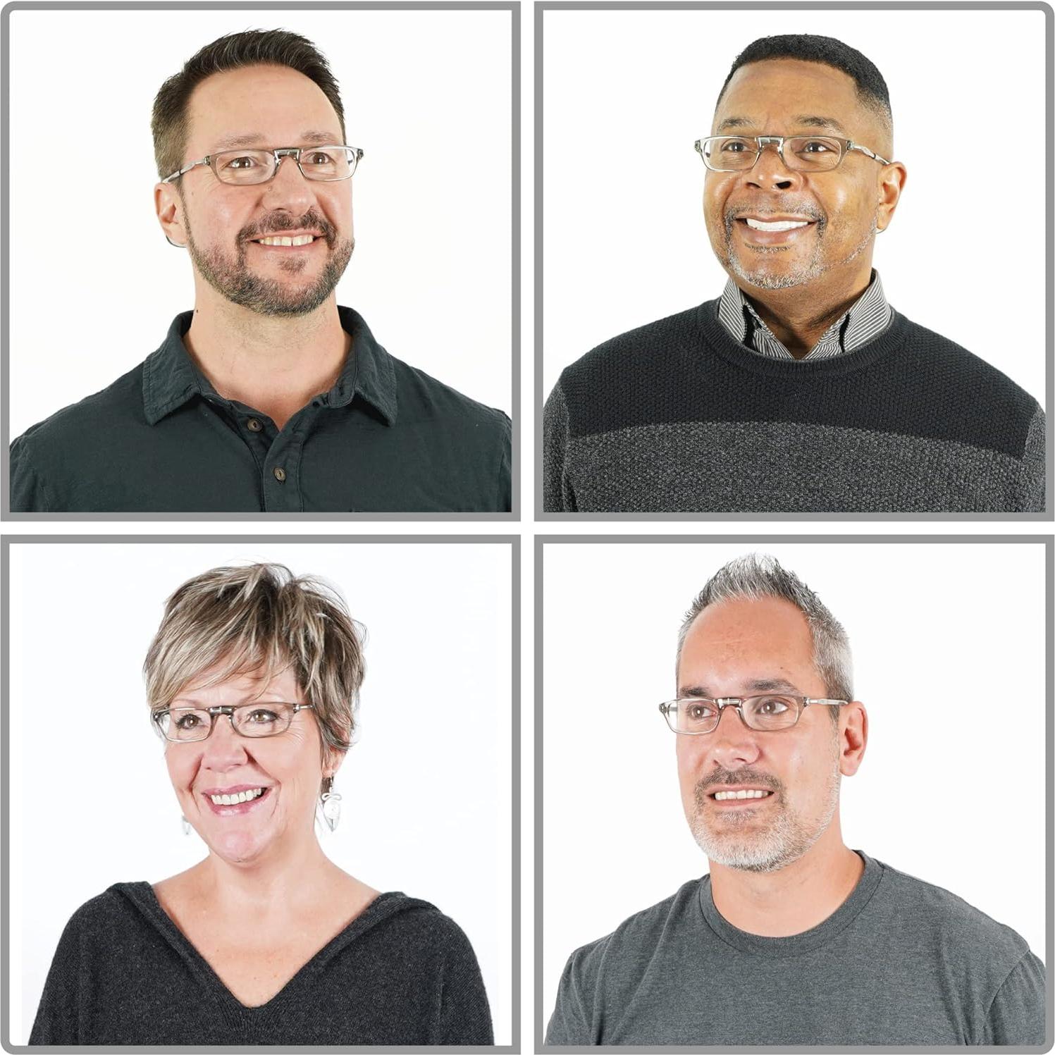 Gafas de lectura CliC Humo M-XL 1.5x Ajustables