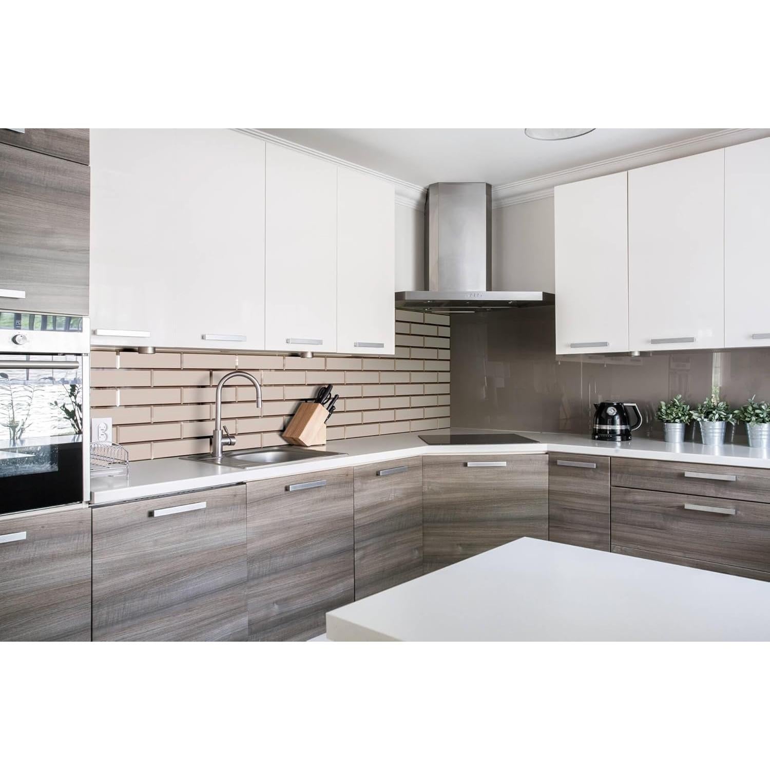 Azulejos de Espejo Autoadhesivos Tilebay 7.62x25.4 cm Bronce Mate