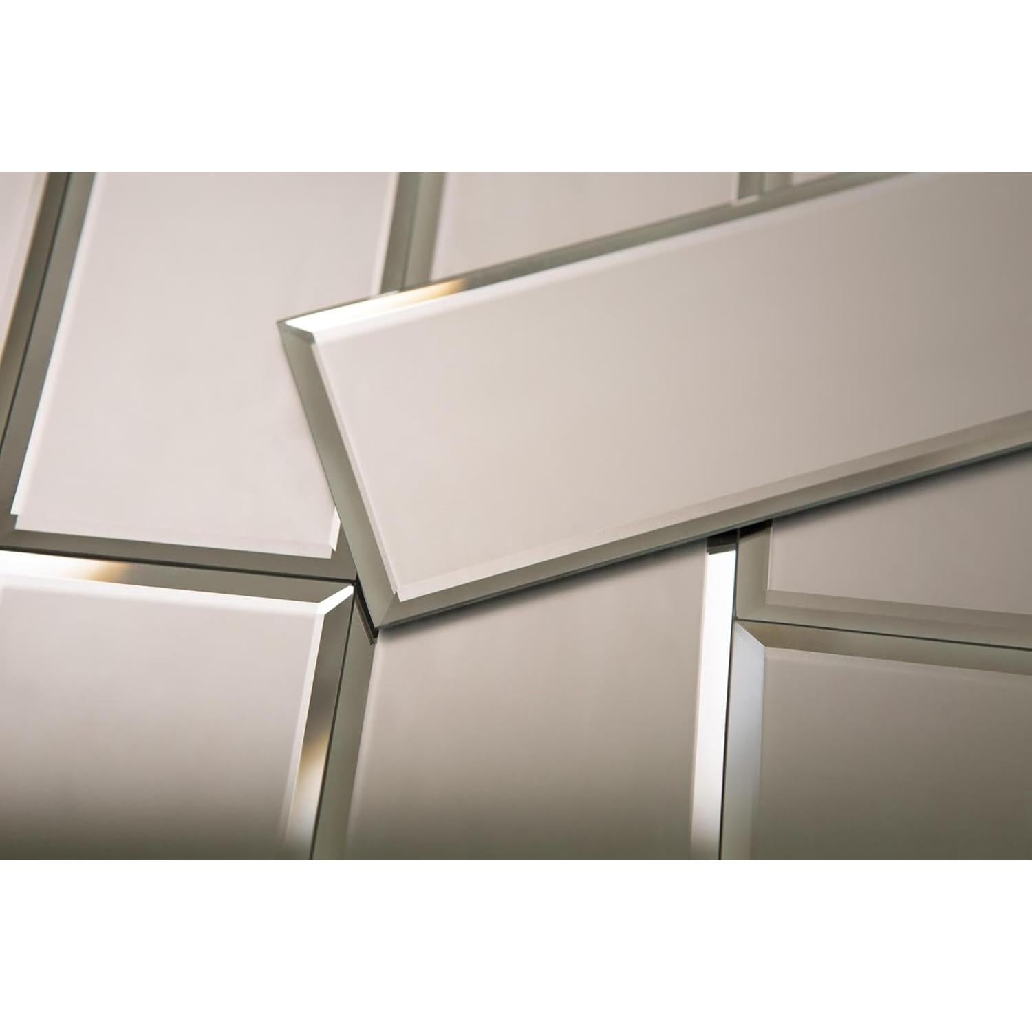 Azulejos de Espejo Autoadhesivos Tilebay 7.62x25.4 cm Bronce Mate