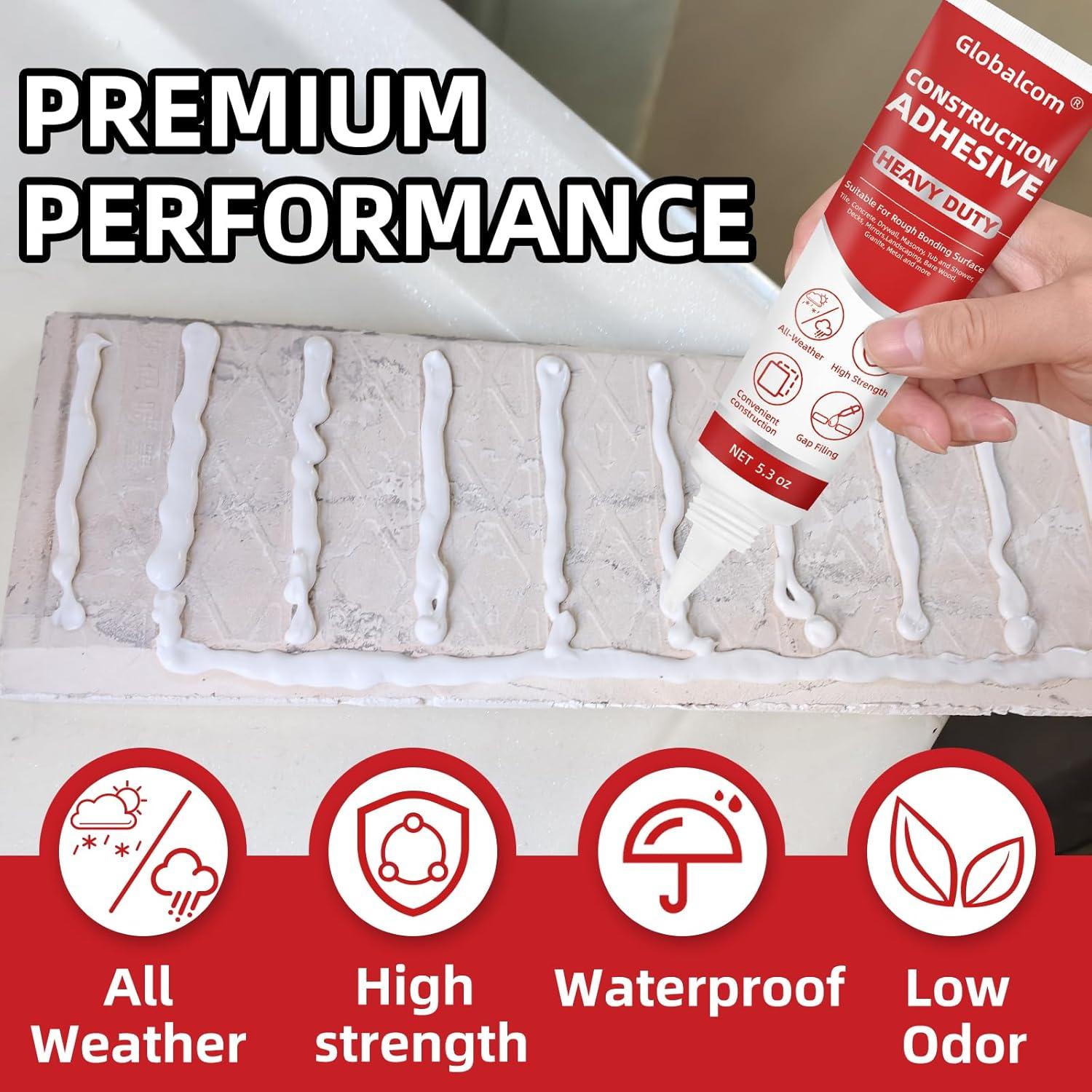 Adhesivo de Construcción Globalcom 150 g Resistente al Agua