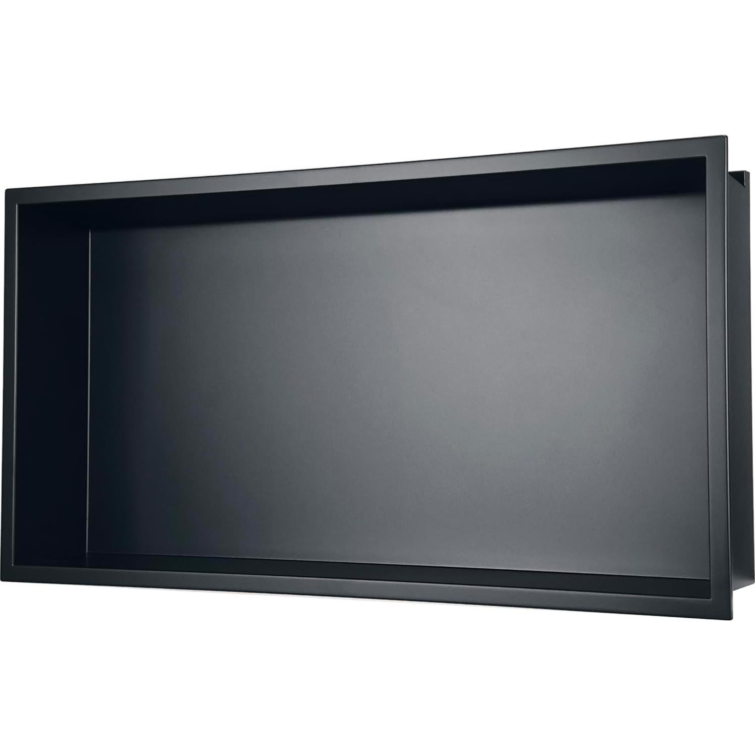 Nicho de Ducha LED IKITRAEE 61x30.5cm Acero Inoxidable Negro Mate