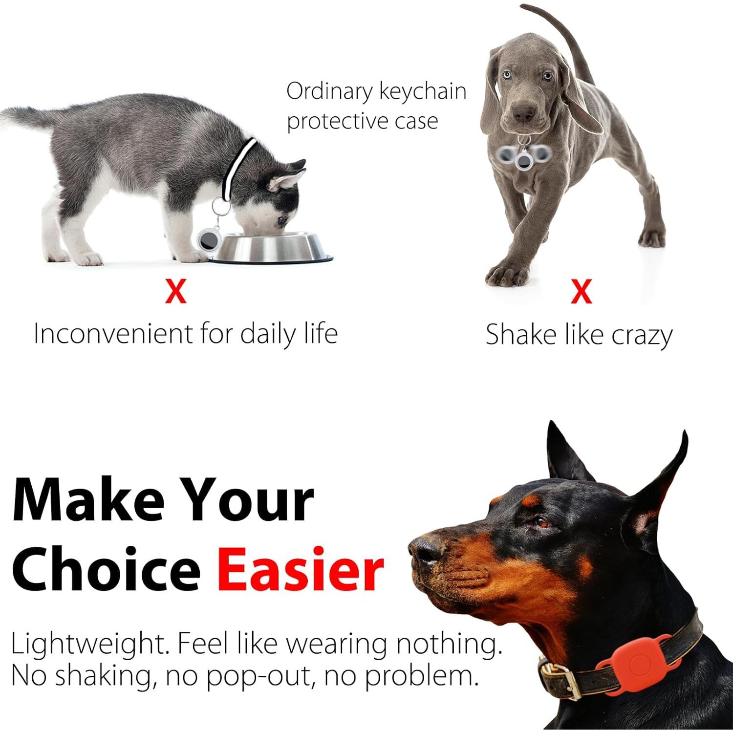 Soporte de Collar de Perro Funda Protectora Silicona Tile Mate 2024/2022