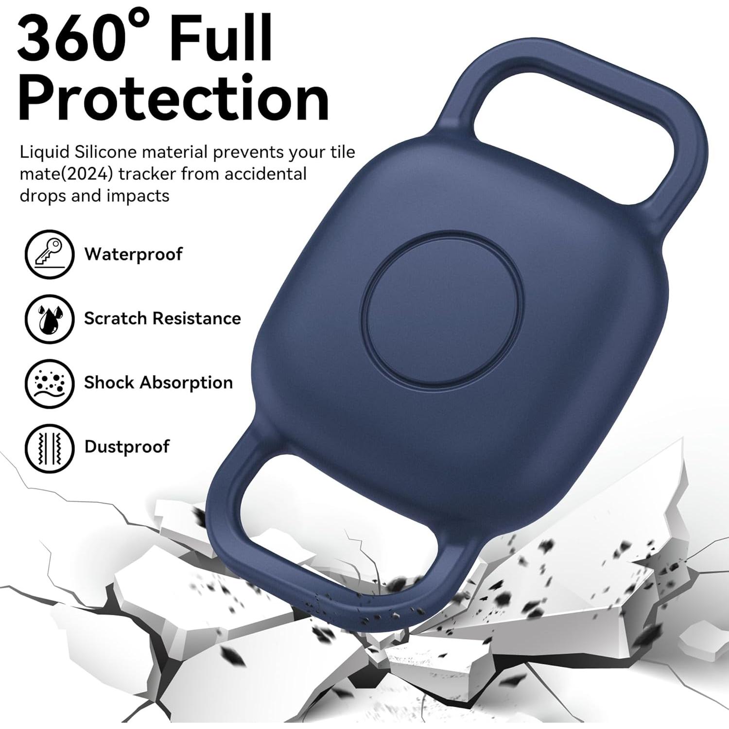 Funda Protectora DDJ para Rastreador Tile Mate 2024/2022 - 2-Pack