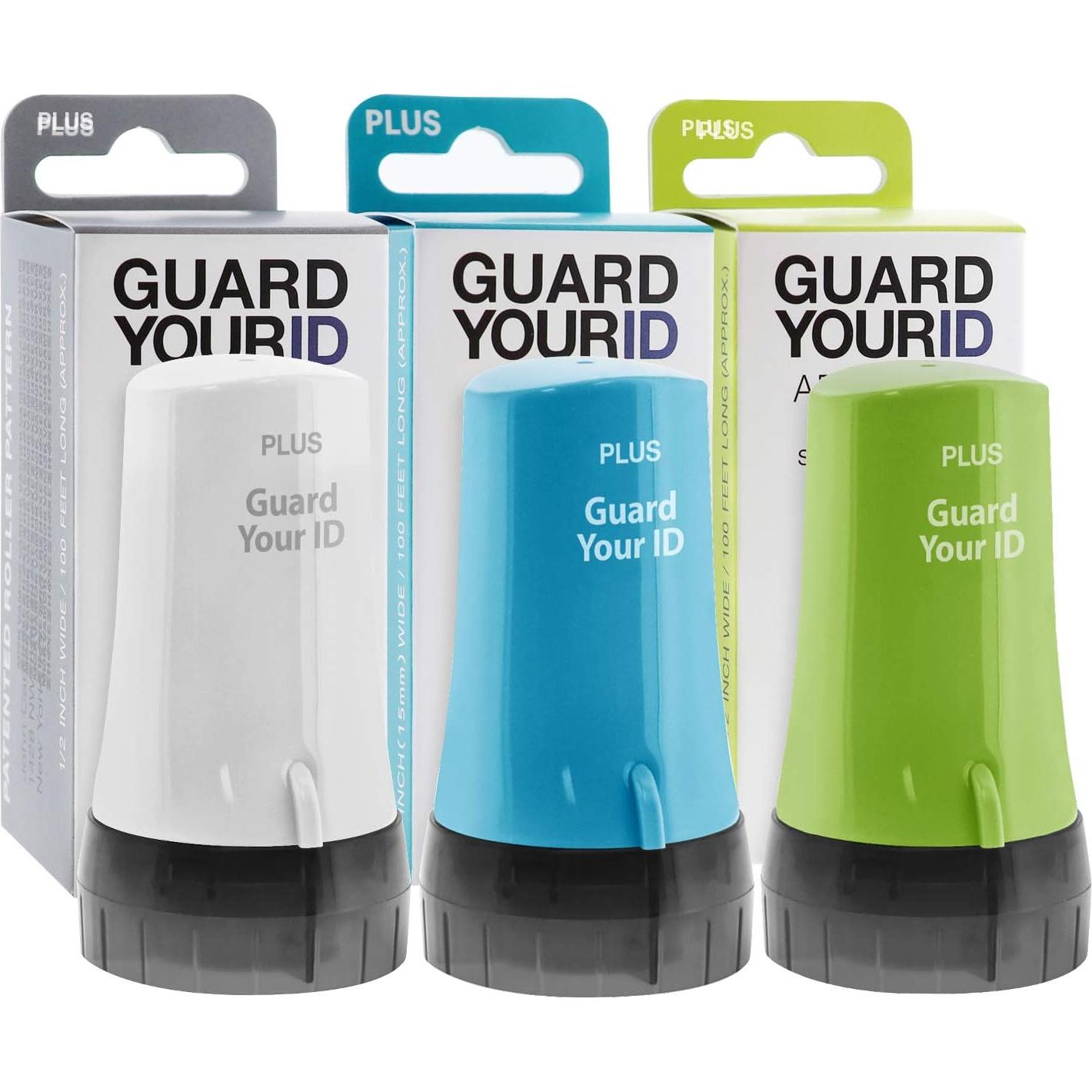 Rodillo de Protección contra Robo de Identidad PLUS 3-Pack