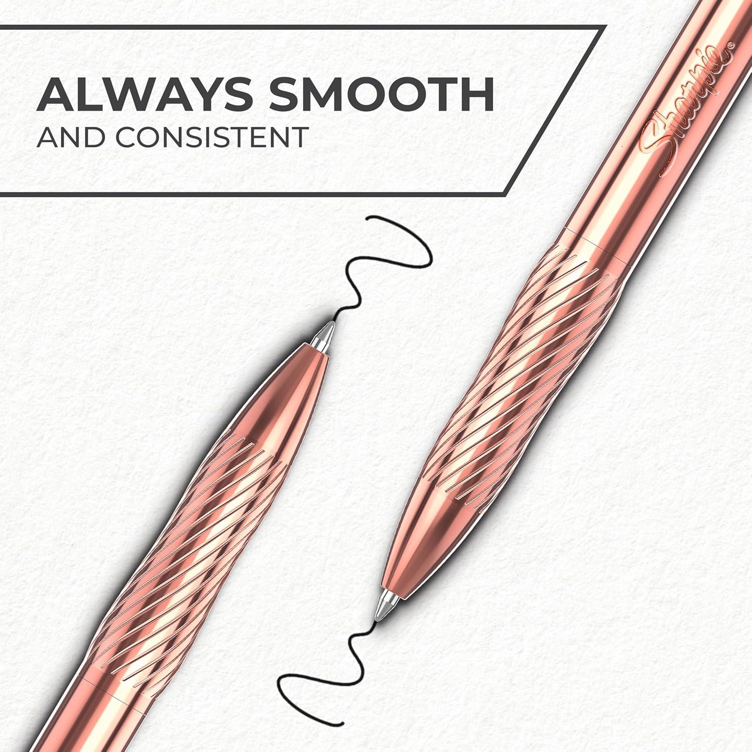 Bolígrafo Gel Sharpie S-Gel Cobre 0.7mm Tinta Negra Recargable