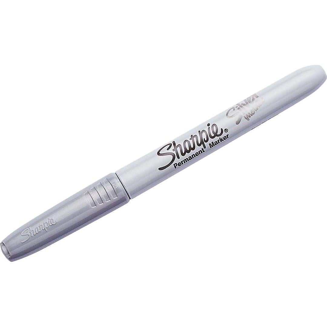 Marcadores Permanentes Metálicos Sharpie Punta Fina 2 Unidades