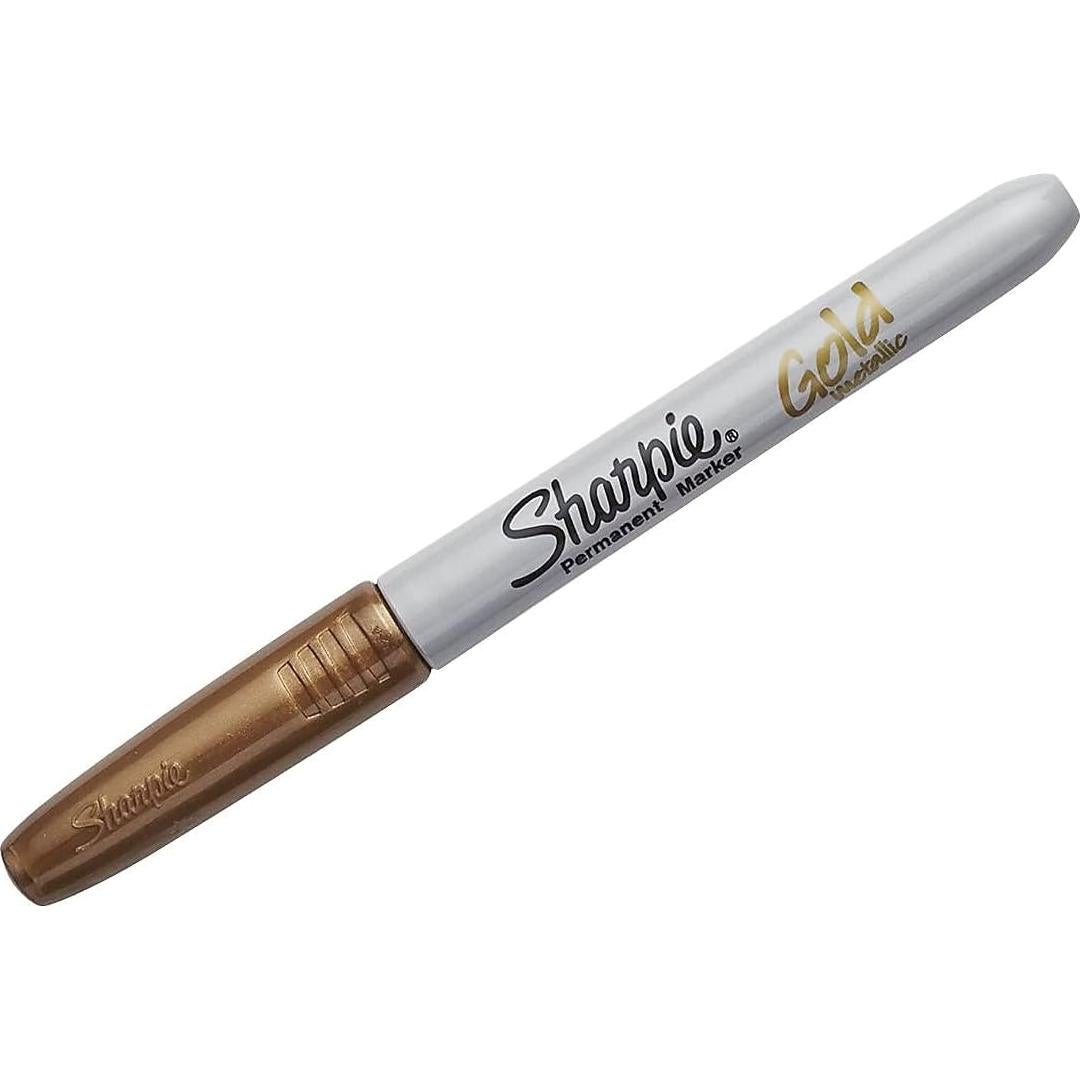 Marcadores Permanentes Metálicos Sharpie Punta Fina 2 Unidades