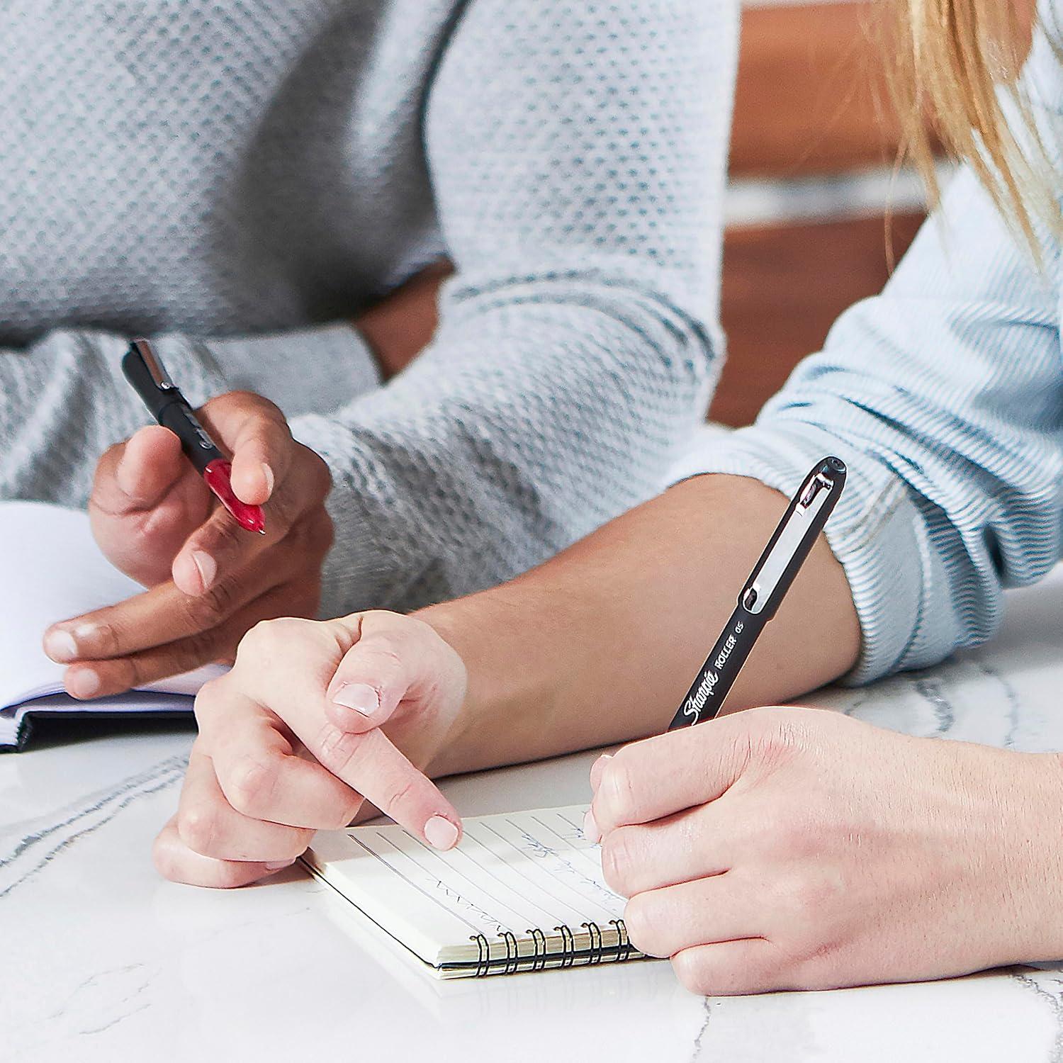 Bolígrafo Rollerball Sharpie 0.5mm Tinta Negra - Paquete de 12