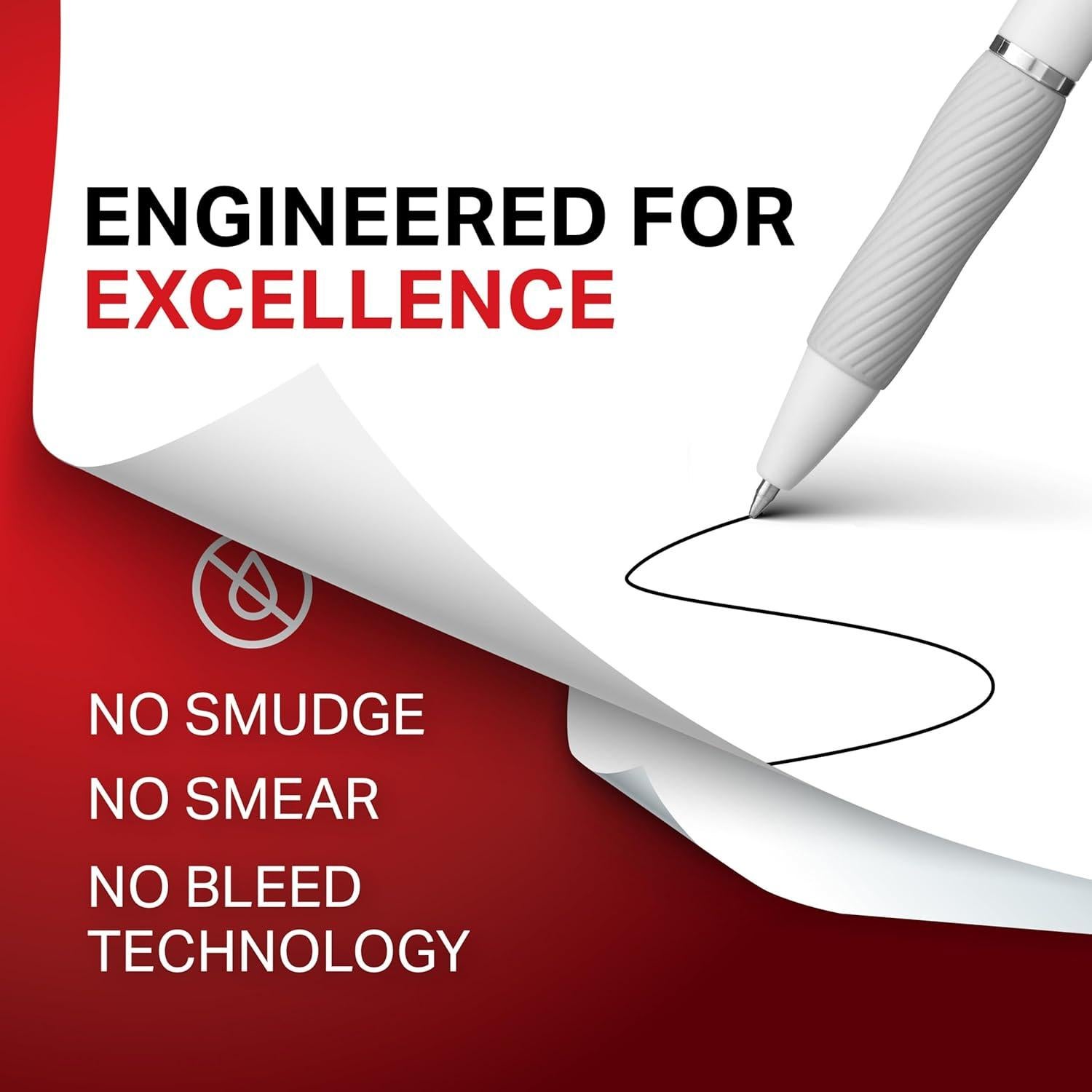 Bolígrafos de Gel Sharpie S-Gel 12 Unidades Tinta Negra 0.7mm