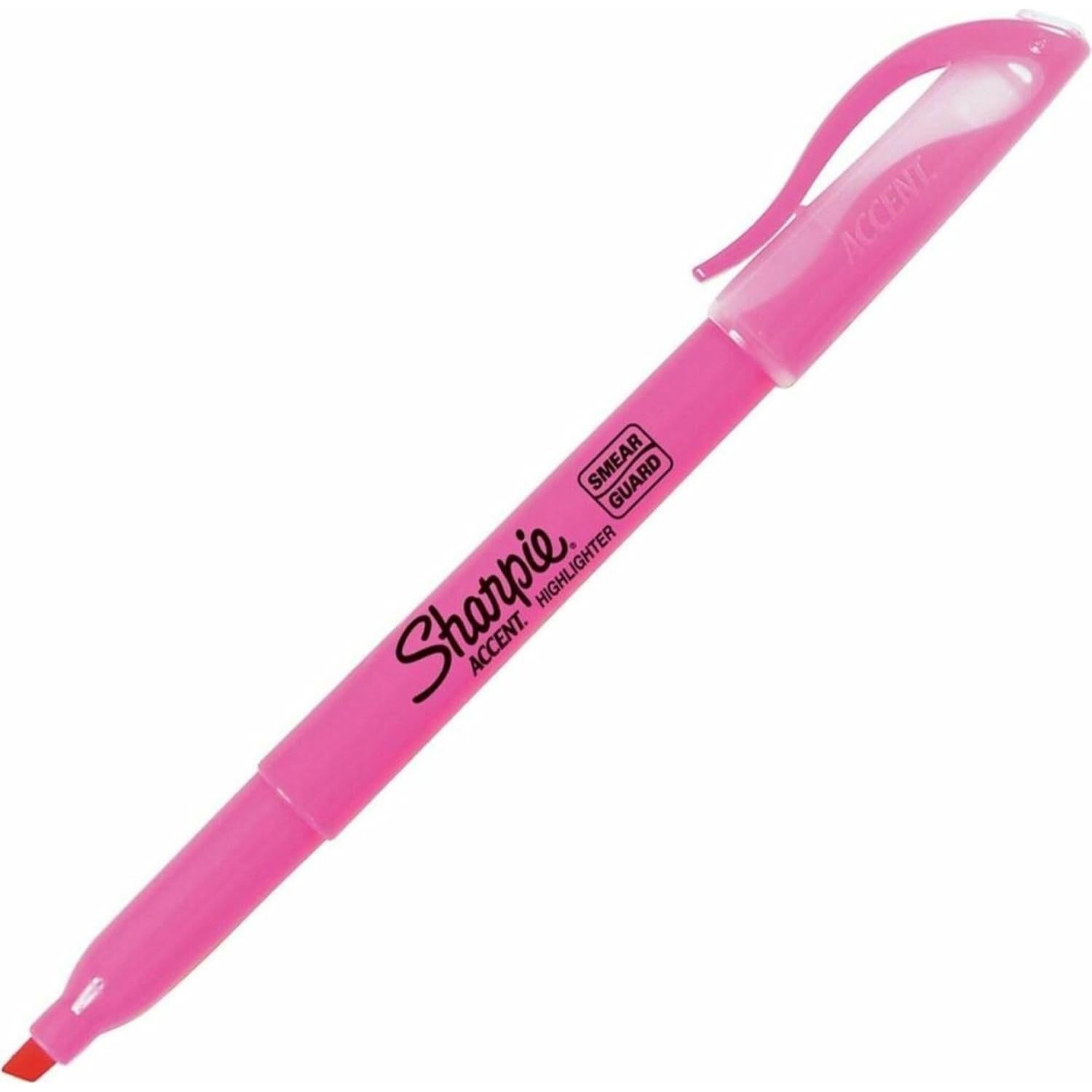 Marcadores Sharpie Pocket 27009 Rosa Fluorescente, 12 Unidades