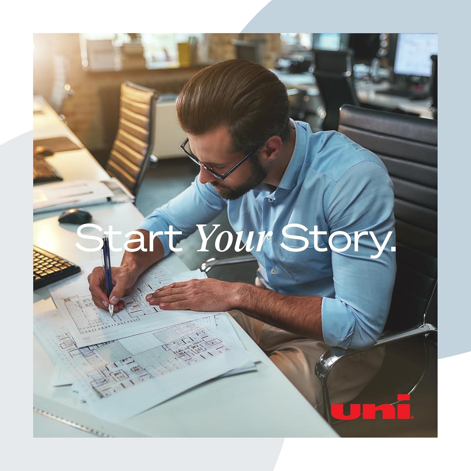 Bolígrafos Uni-Ball Jetstream RT, punta 1.0mm, negro, 3 unidades