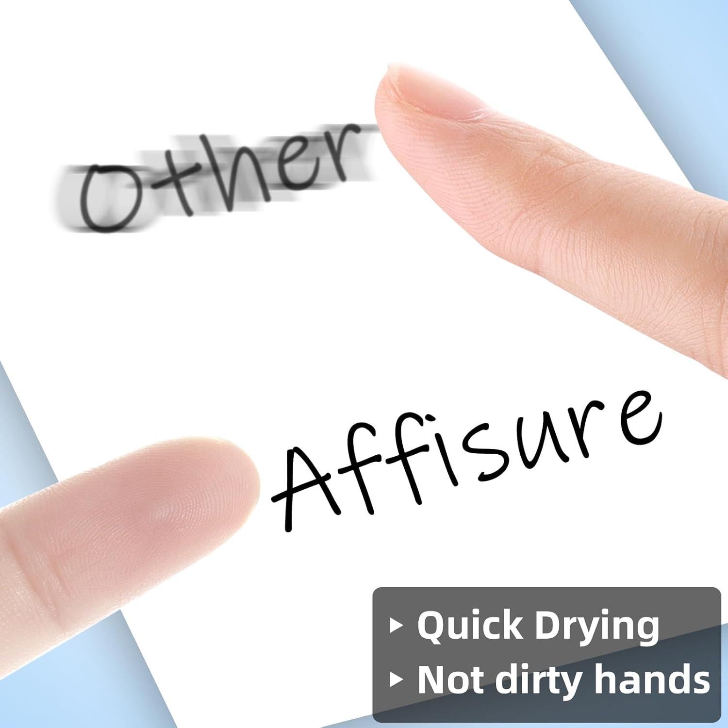 Marcadores Permanentes Affisure 16 Unidades Punta Ultra Fina 0.4mm Negro