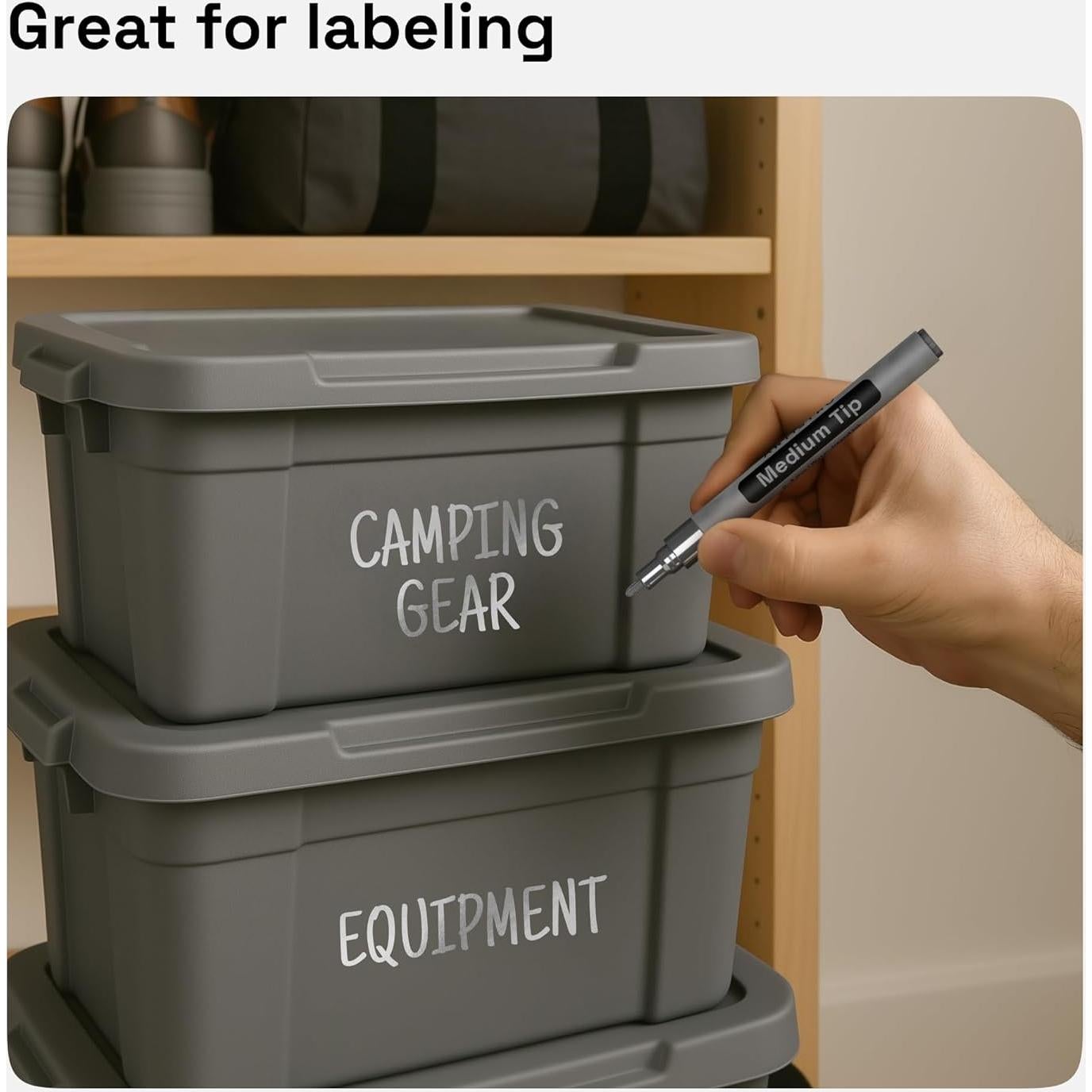 Marcador Permanente Plateado ARTISTRO - Punta Media 3mm - 2 Unidades