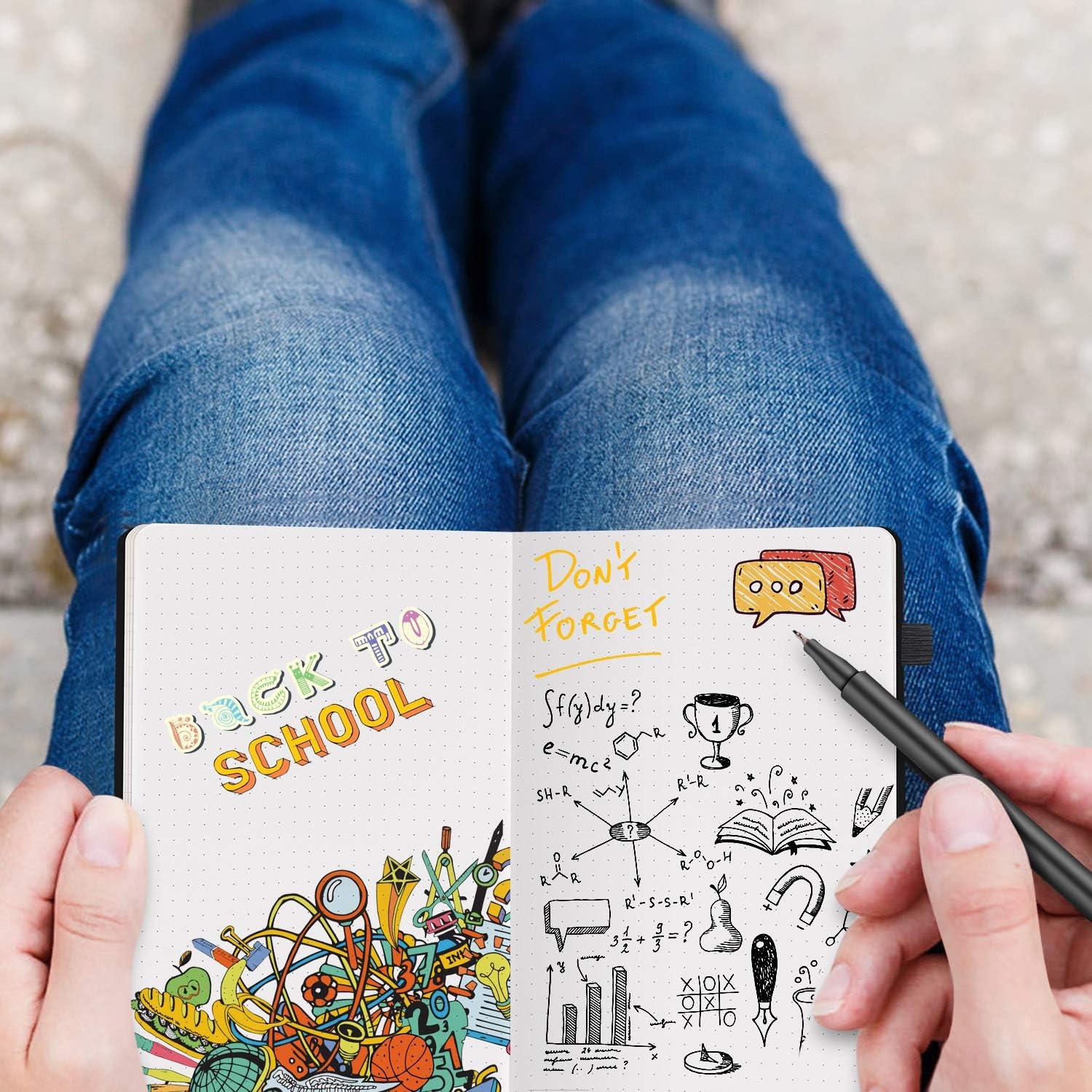 Bolígrafos de Color Taotree 24 Unidades Punta Fina 0.38mm