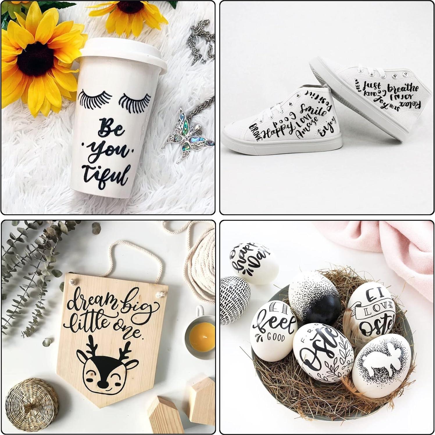 Marcadores Permanentes LAZGOL 32 Unidades Punta Fina Negros