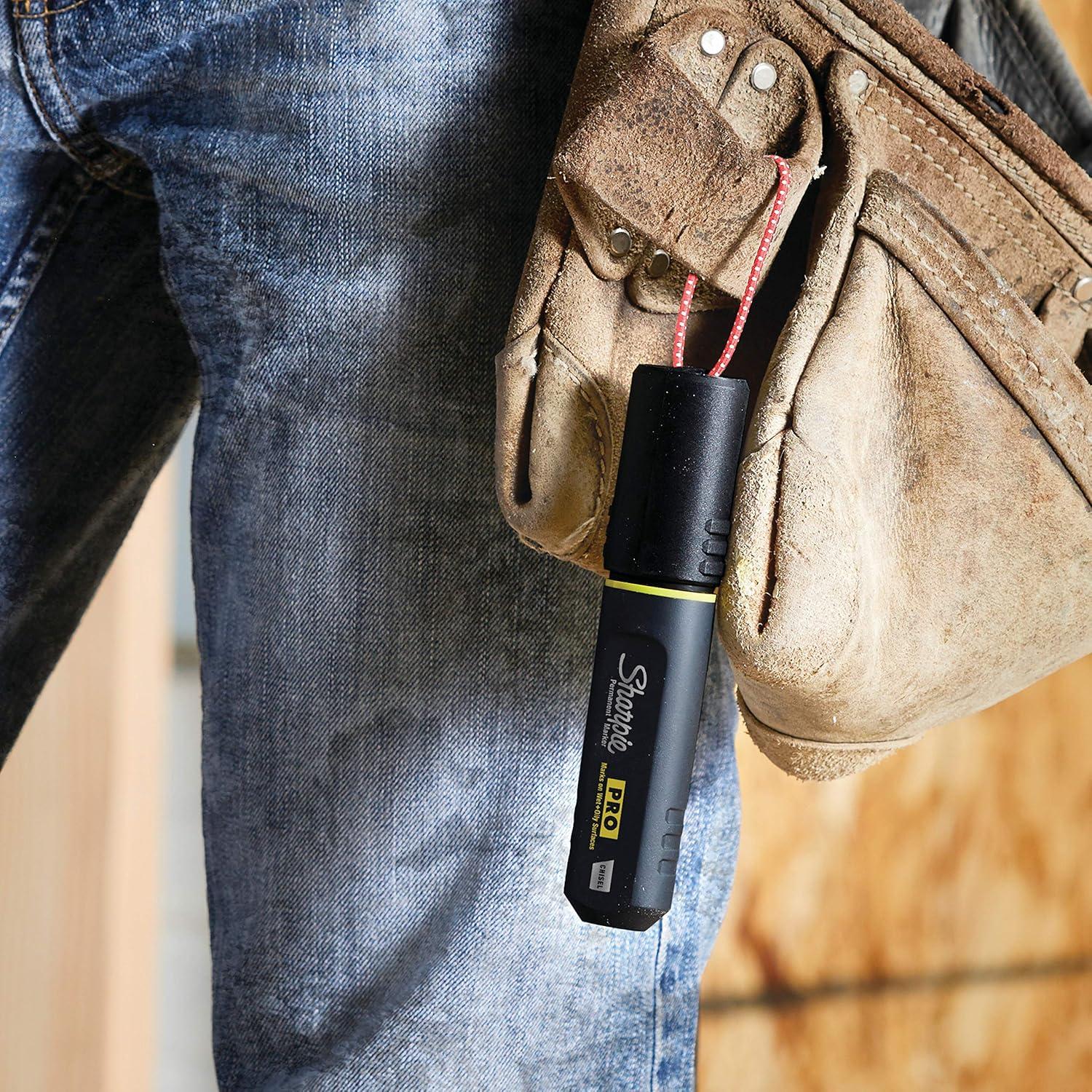 Marcador Permanente Sharpie Pro Negro Punta Cincel 1 Cuenta