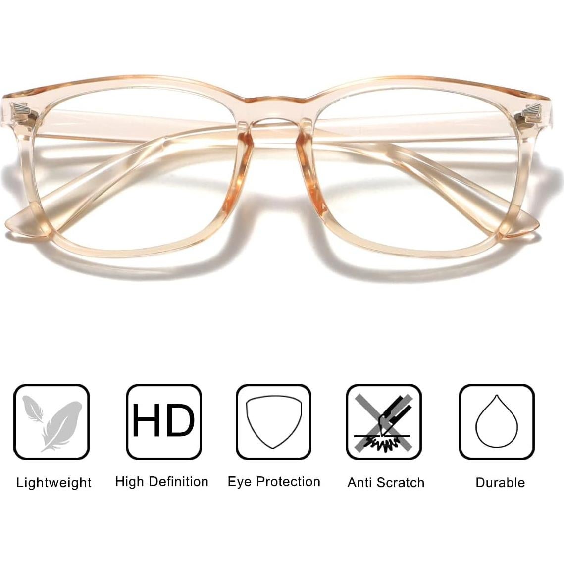 Gafas de lectura AISSWZBER cuadradas UV400 unisex