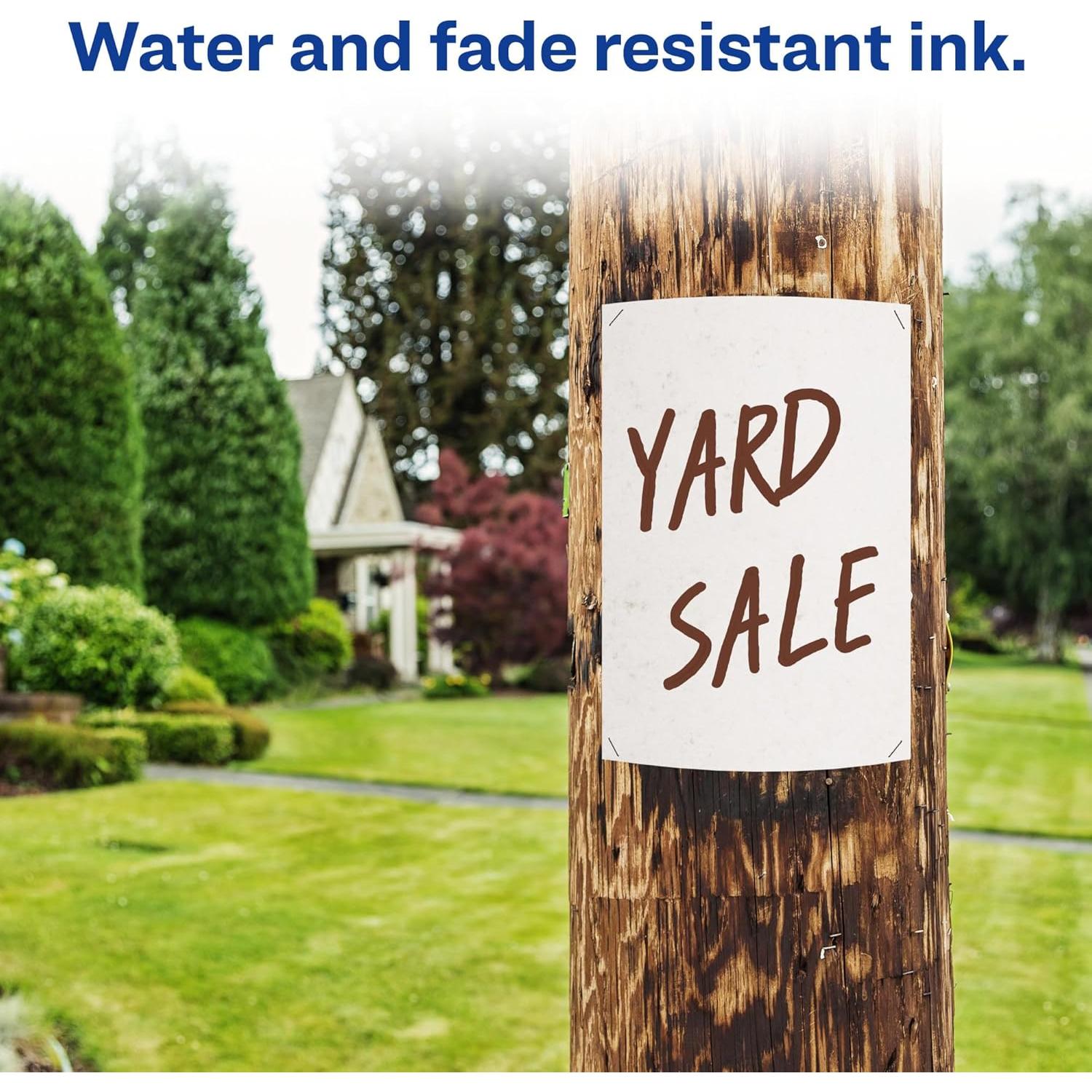 Marcadores Permanentes Avery Marks-A-Lot Marrón 12 Unidades