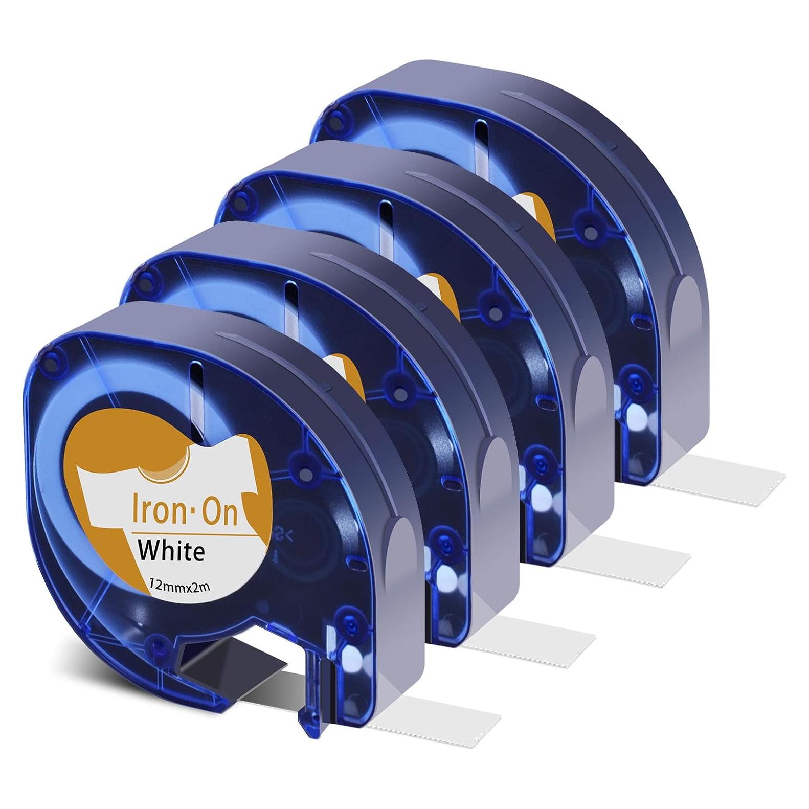 4PK Etiquetas de Tela Termoadhesivas USUPERINK 12mm x 2m