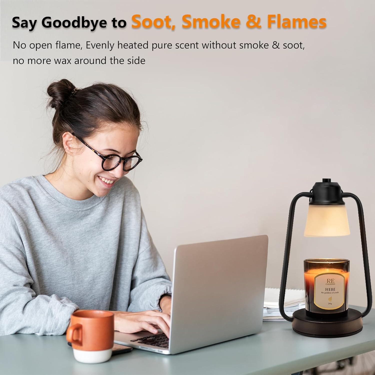 Lámpara Calentadora de Velas MAOYUE Vintage 50W Regulable