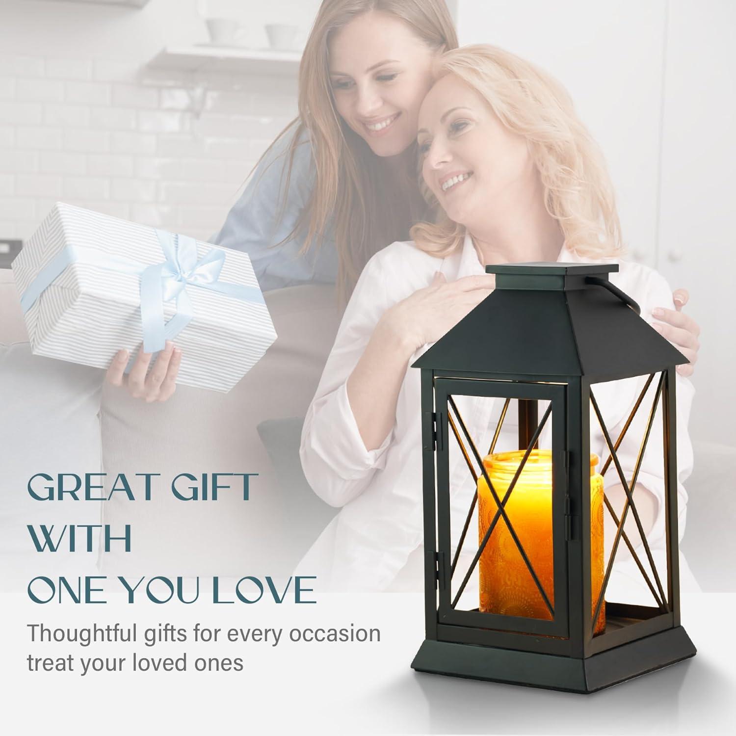 Lámpara Calentadora de Velas Aaffkaa Negra con Temporizador