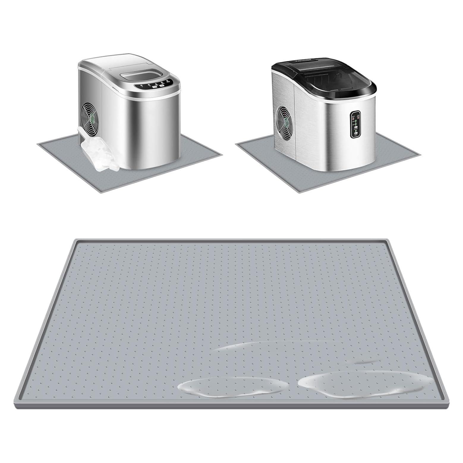 Alfombrilla de Silicona Antideslizante TOHONFOO para Máquina de Hielo 48x30cm