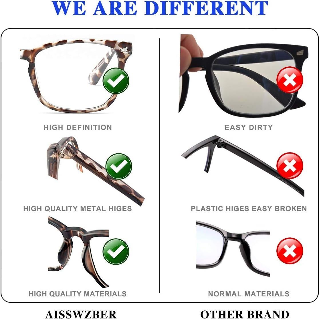 Gafas de lectura AISSWZBER modelo 8082 UV400 unisex