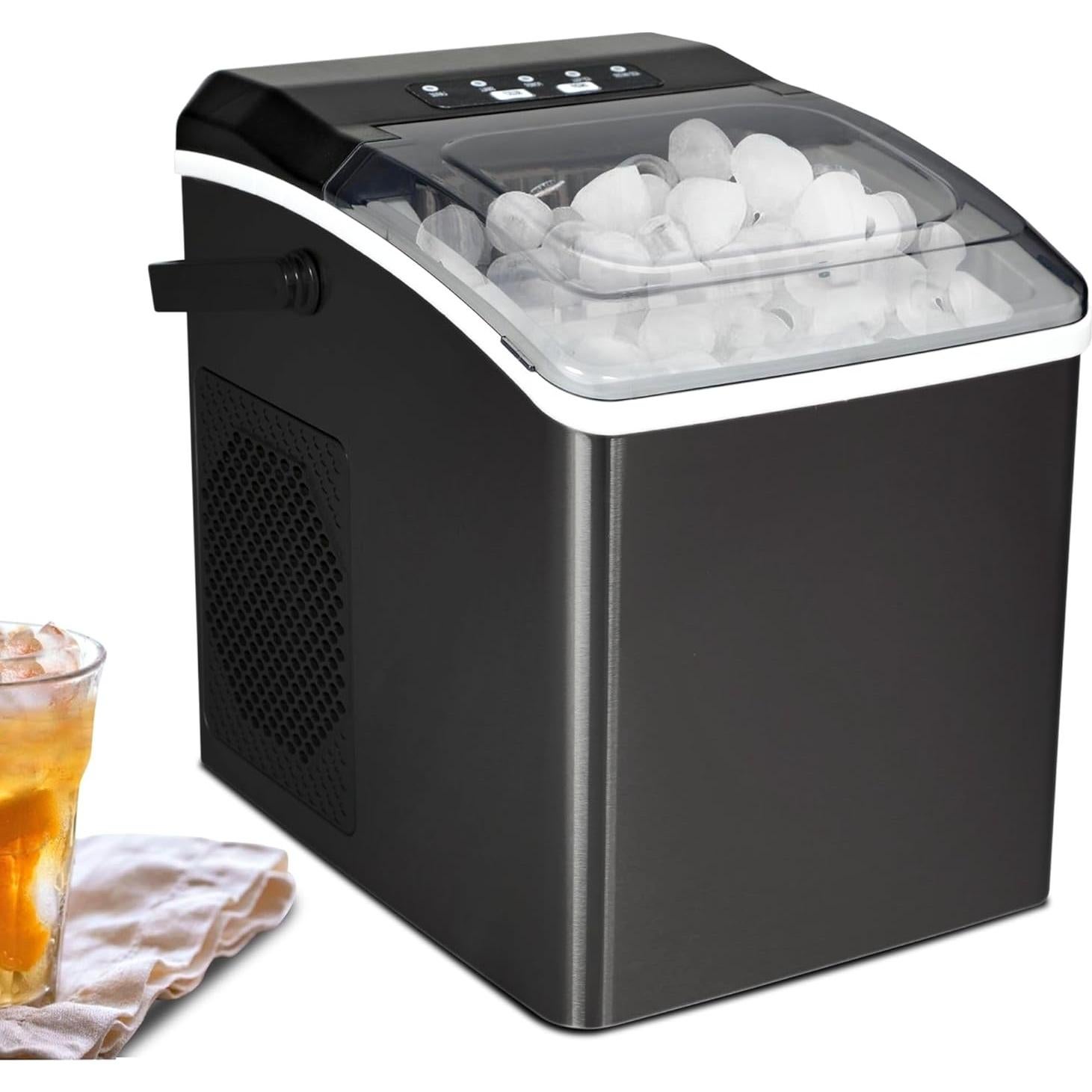 Máquina de Hielo Koolatron KIM26B - 9 Cubos en 6 Minutos, 11.7 kg/día