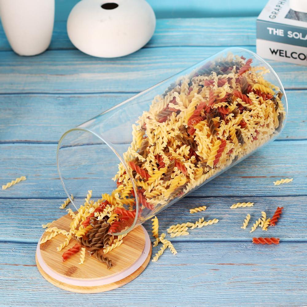 Contenedores de Vidrio Hermético Yirong 2x1.2 Galones para Alimentos