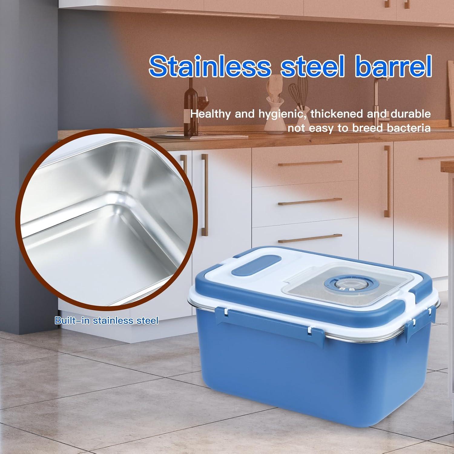 Contenedor de Almacenamiento YXQ 10L Acero Inoxidable Azul