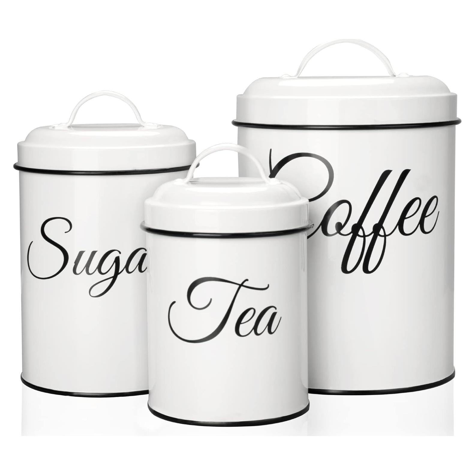 Juego de 3 Tarros de Cocina ChicHabitat - Almacenamiento Hermético 4.32L