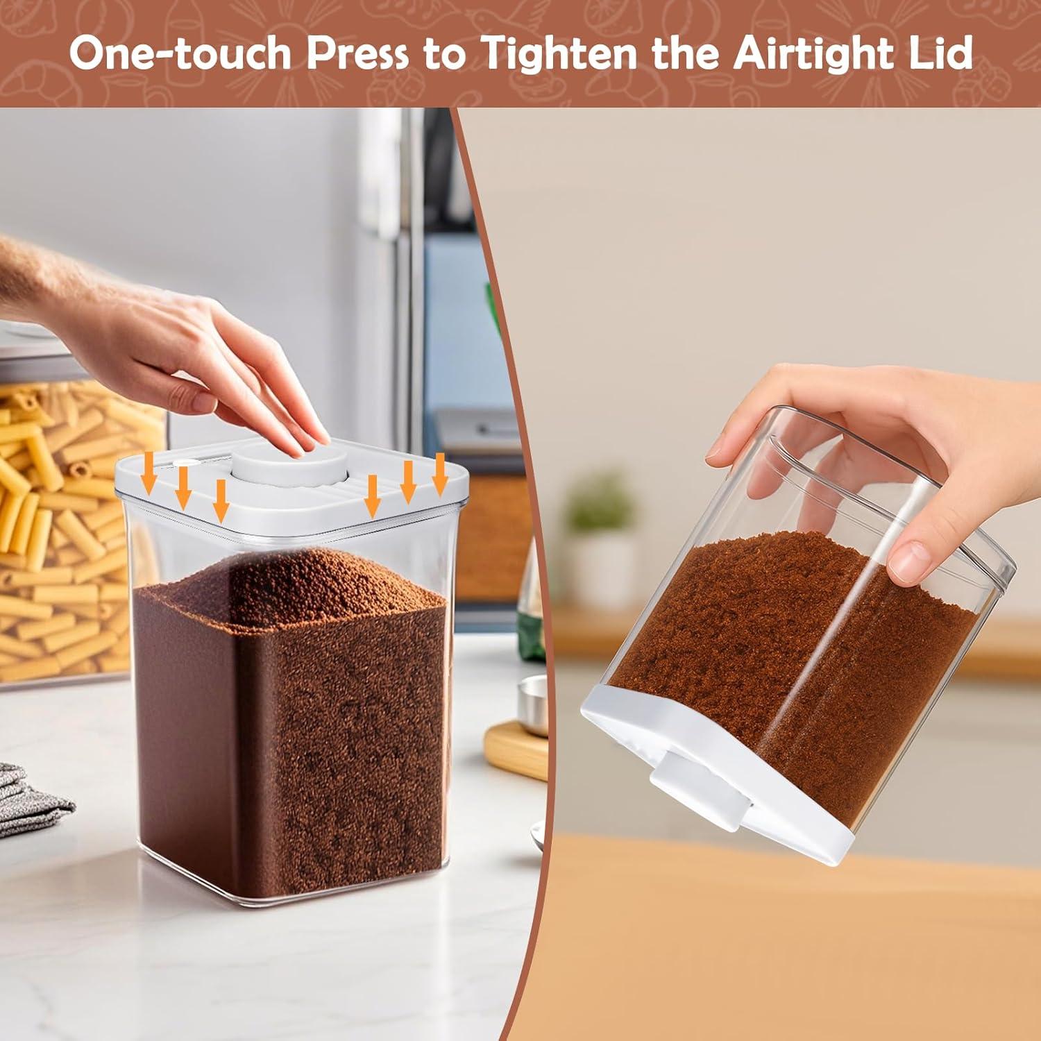 Contenedor Hermético de Azúcar Moreno Mity Rain 2.7Qt - A Prueba de Humedad