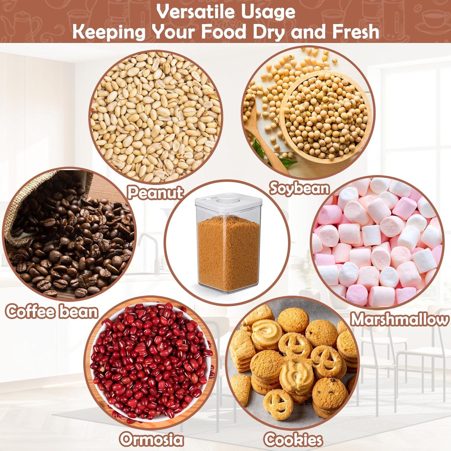 Contenedor Hermético de Azúcar Moreno Mity Rain 2.7Qt - A Prueba de Humedad