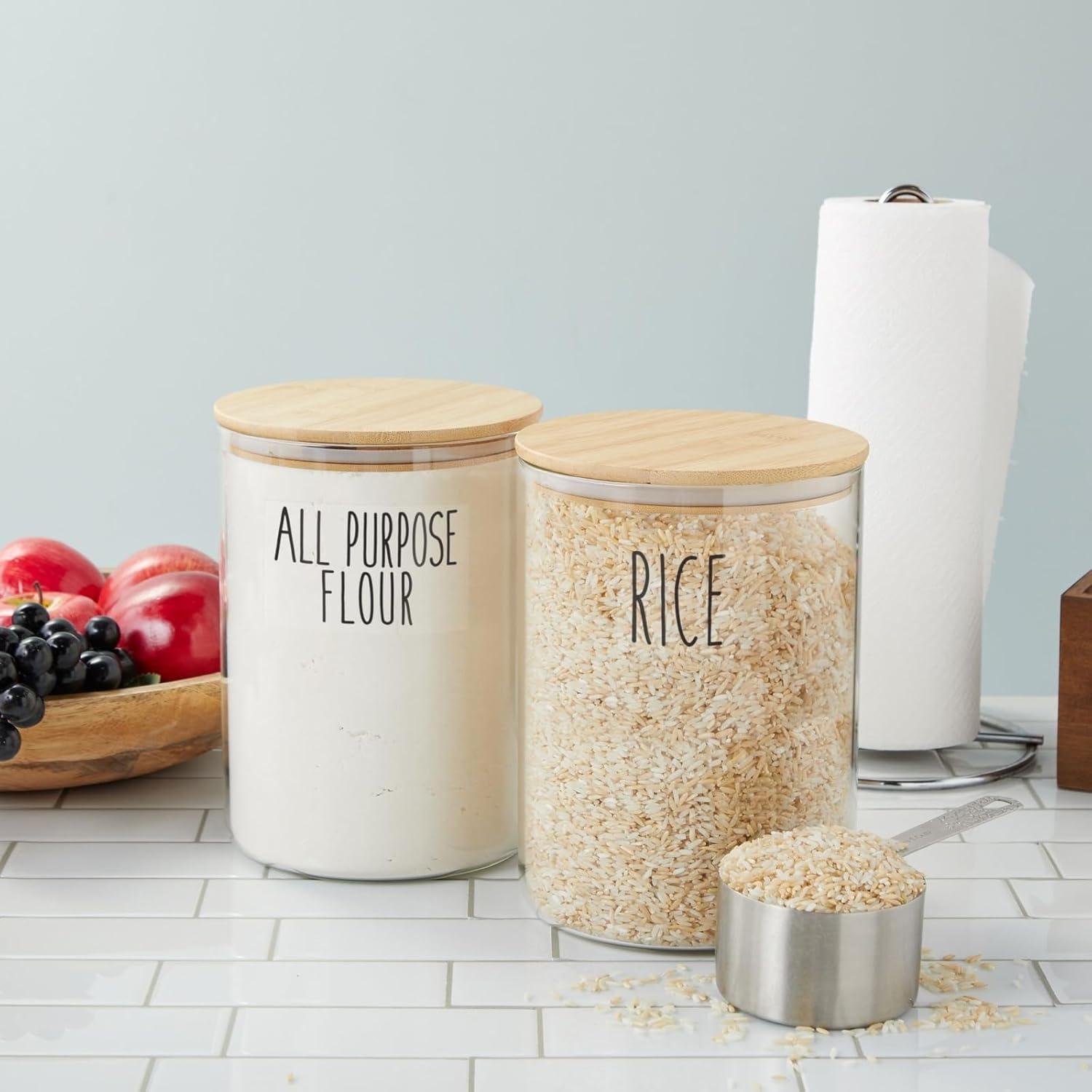 Contenedores de Almacenamiento Juvale - Vidrio Hermético 2.84L