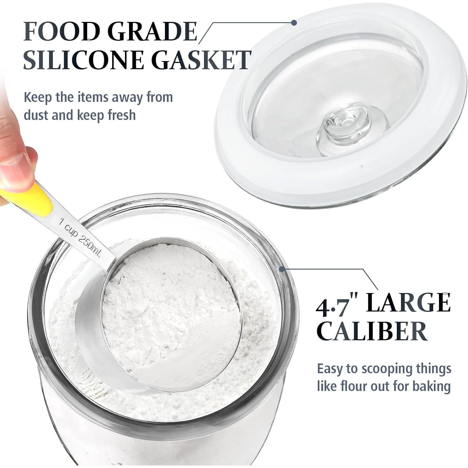 Tarro de Almacenamiento de Vidrio Folinstall 0.56 Galones