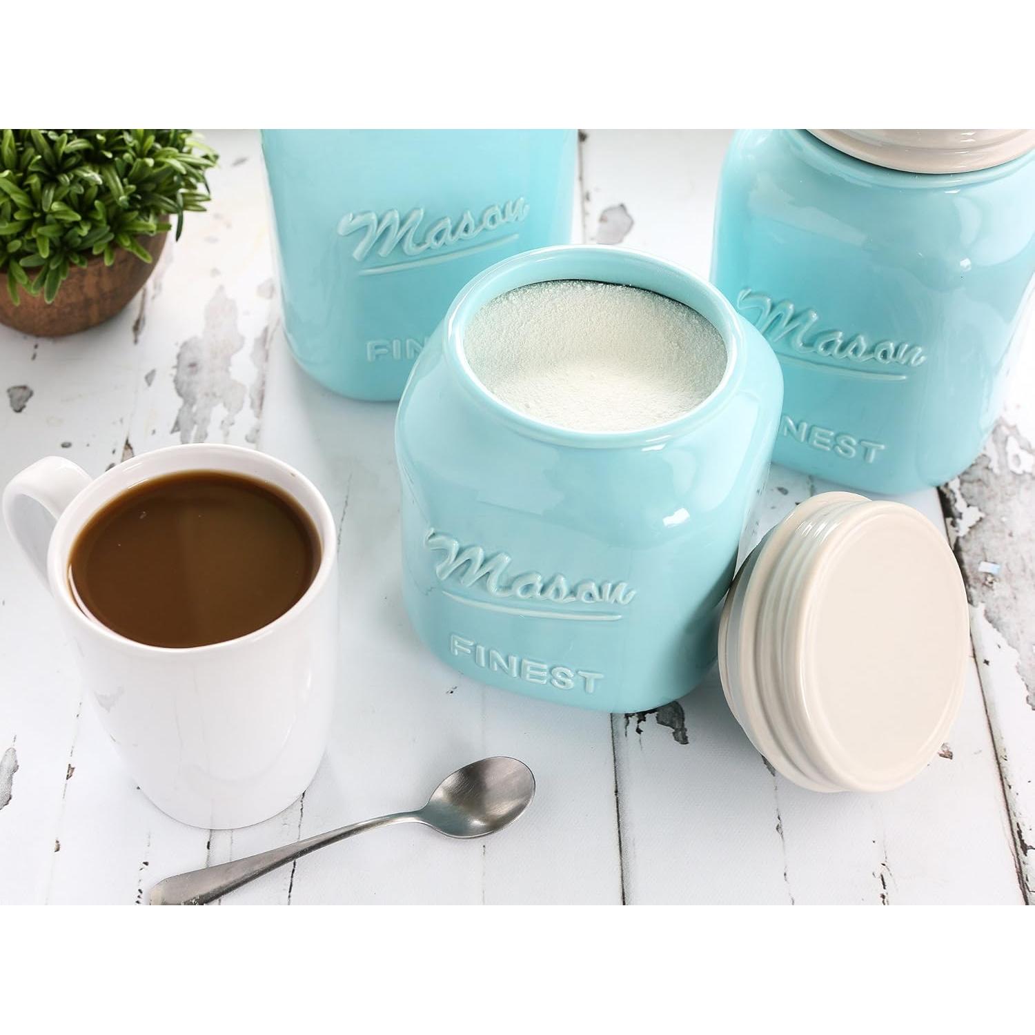 Juego de Tarros de Cocina Mason Jar Sparrow Decor - Set de 3