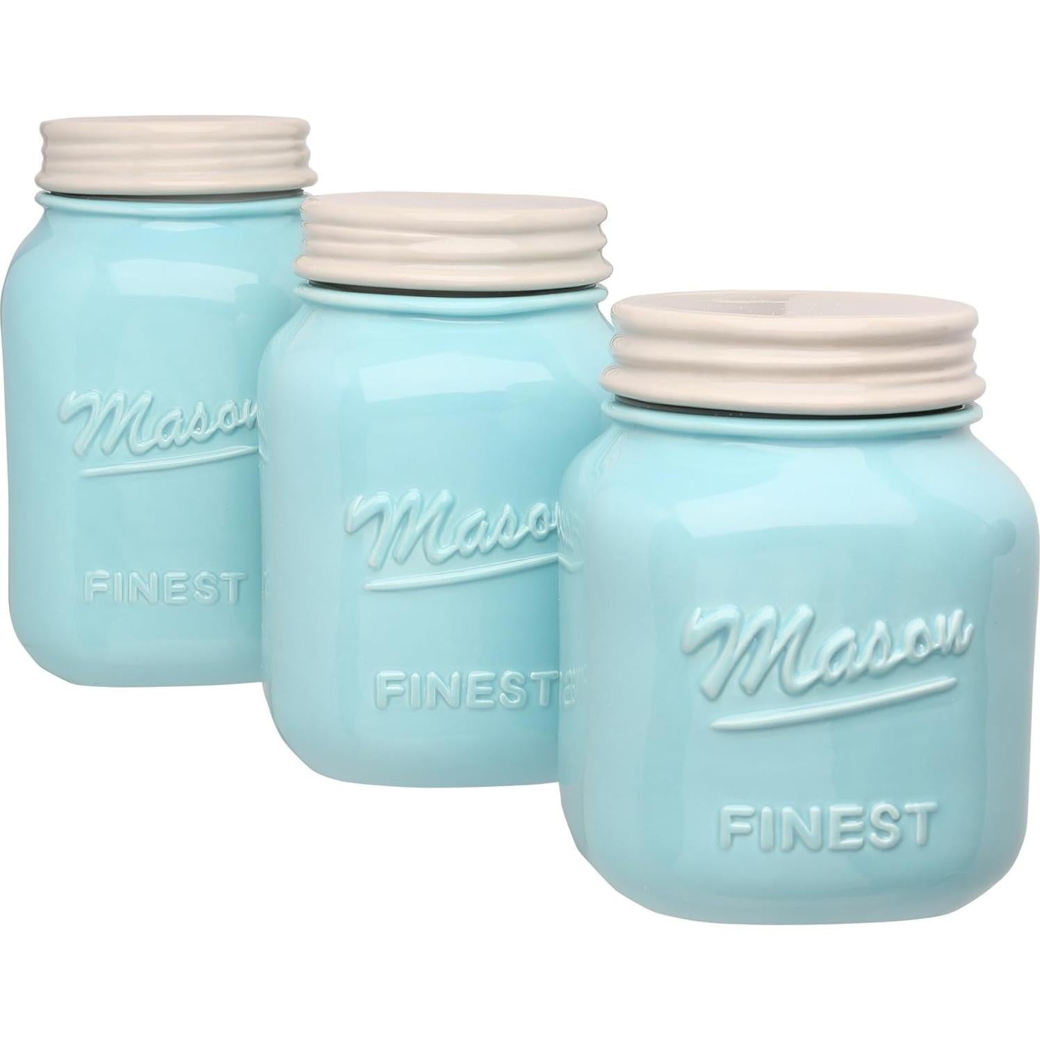 Juego de Tarros de Cocina Mason Jar Sparrow Decor - Set de 3