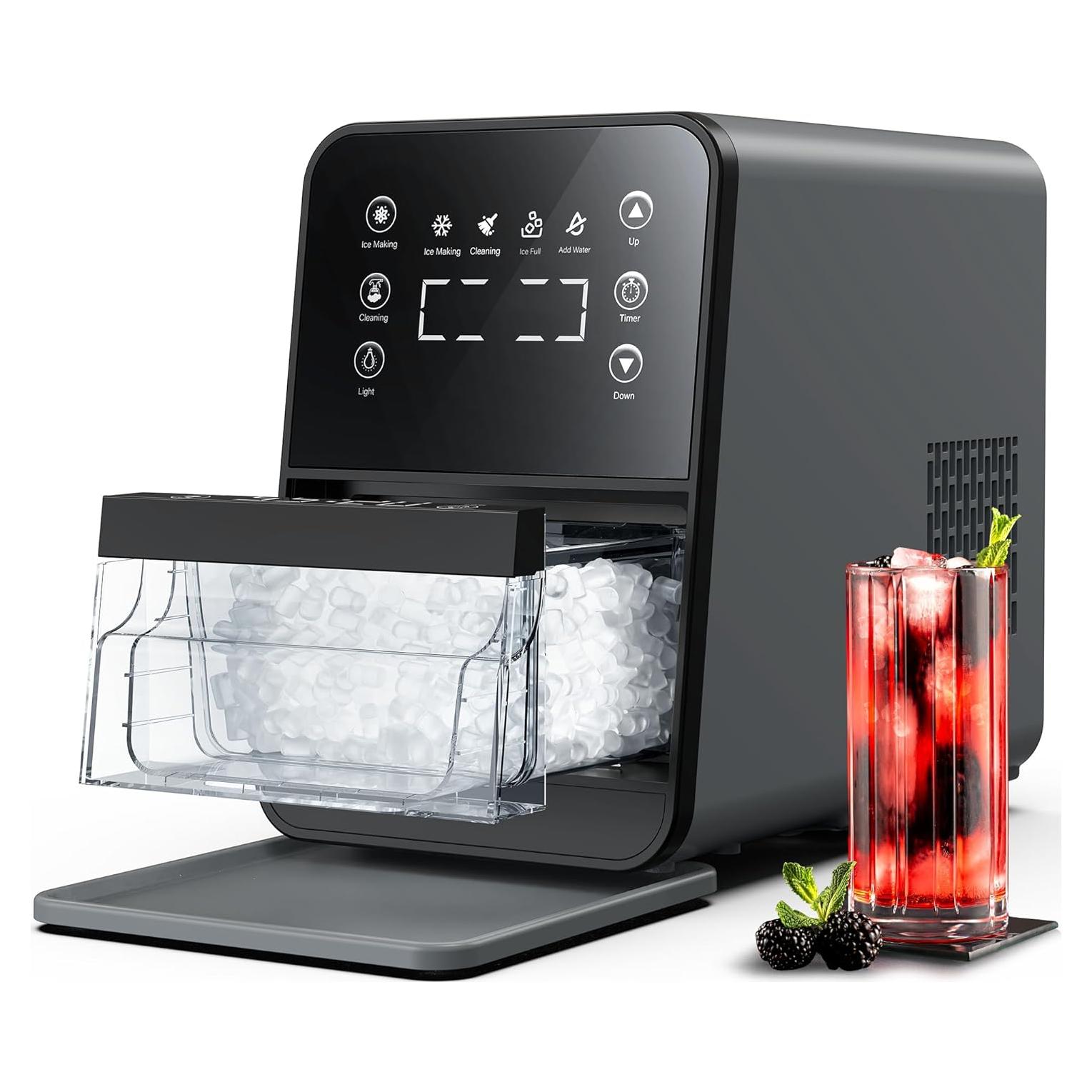 Fabricador de Hielo Nugget Ecozy IM-NS331A 40kg/24h Gris